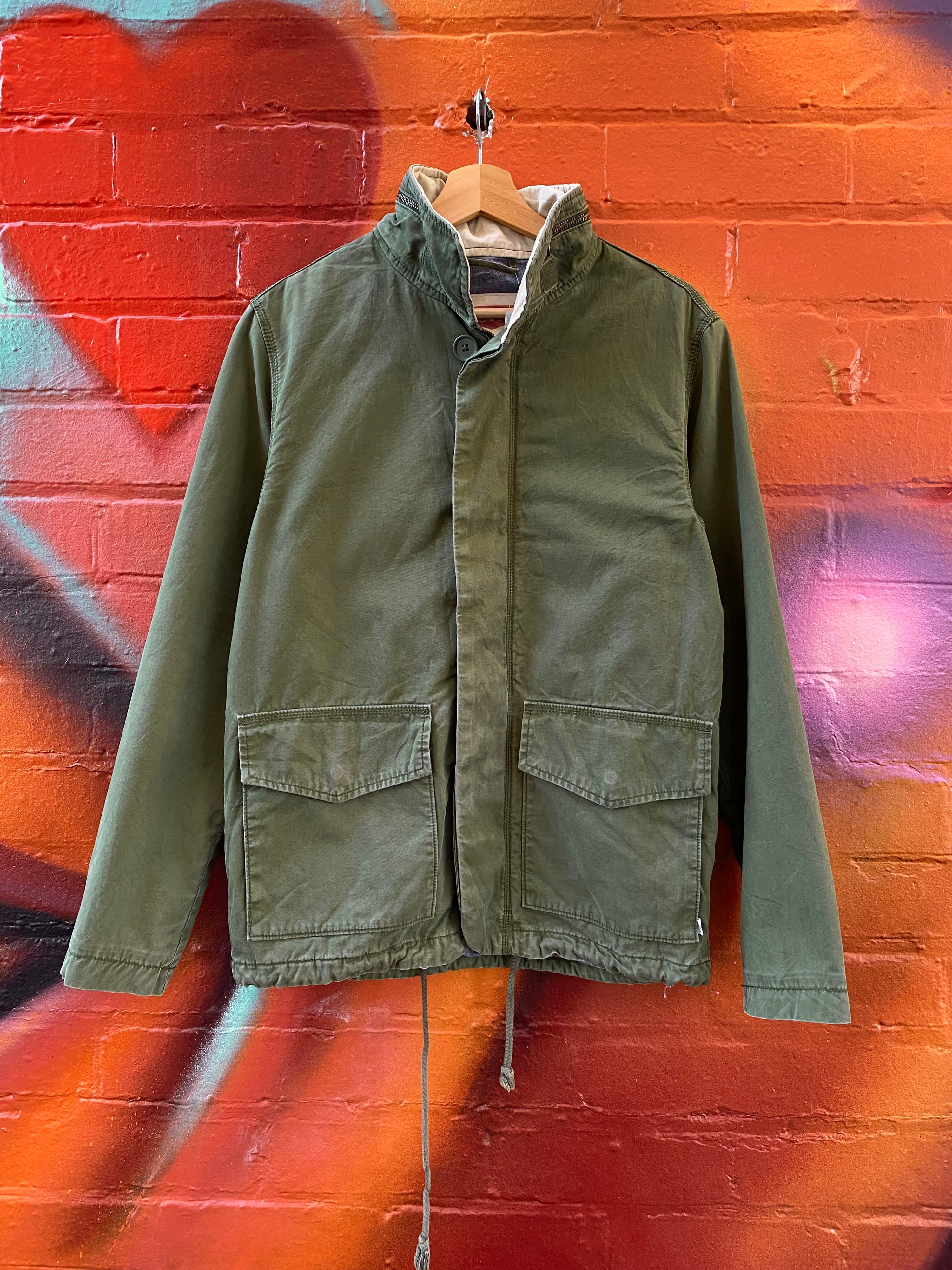 [S] Levi's Green Chore Jacket