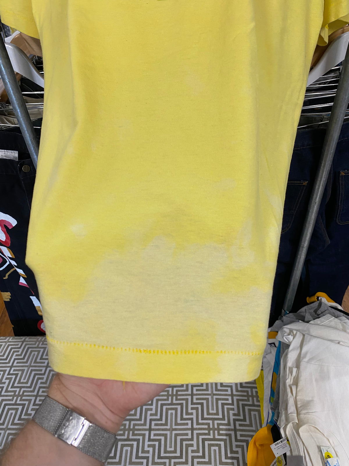 [XL] Otsego-Plainwell Hoopsters Yellow Tee