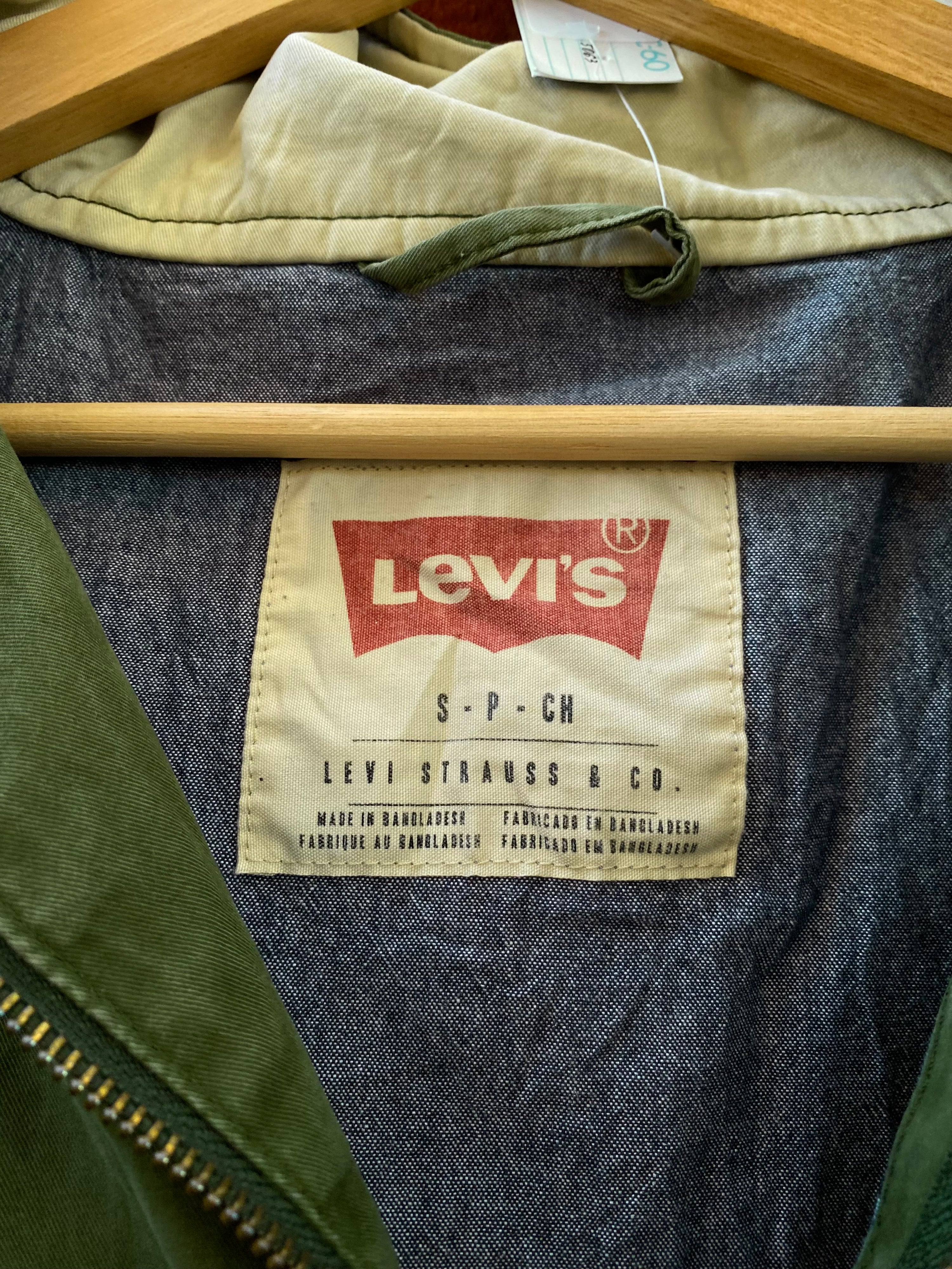 [S] Levi's Green Chore Jacket