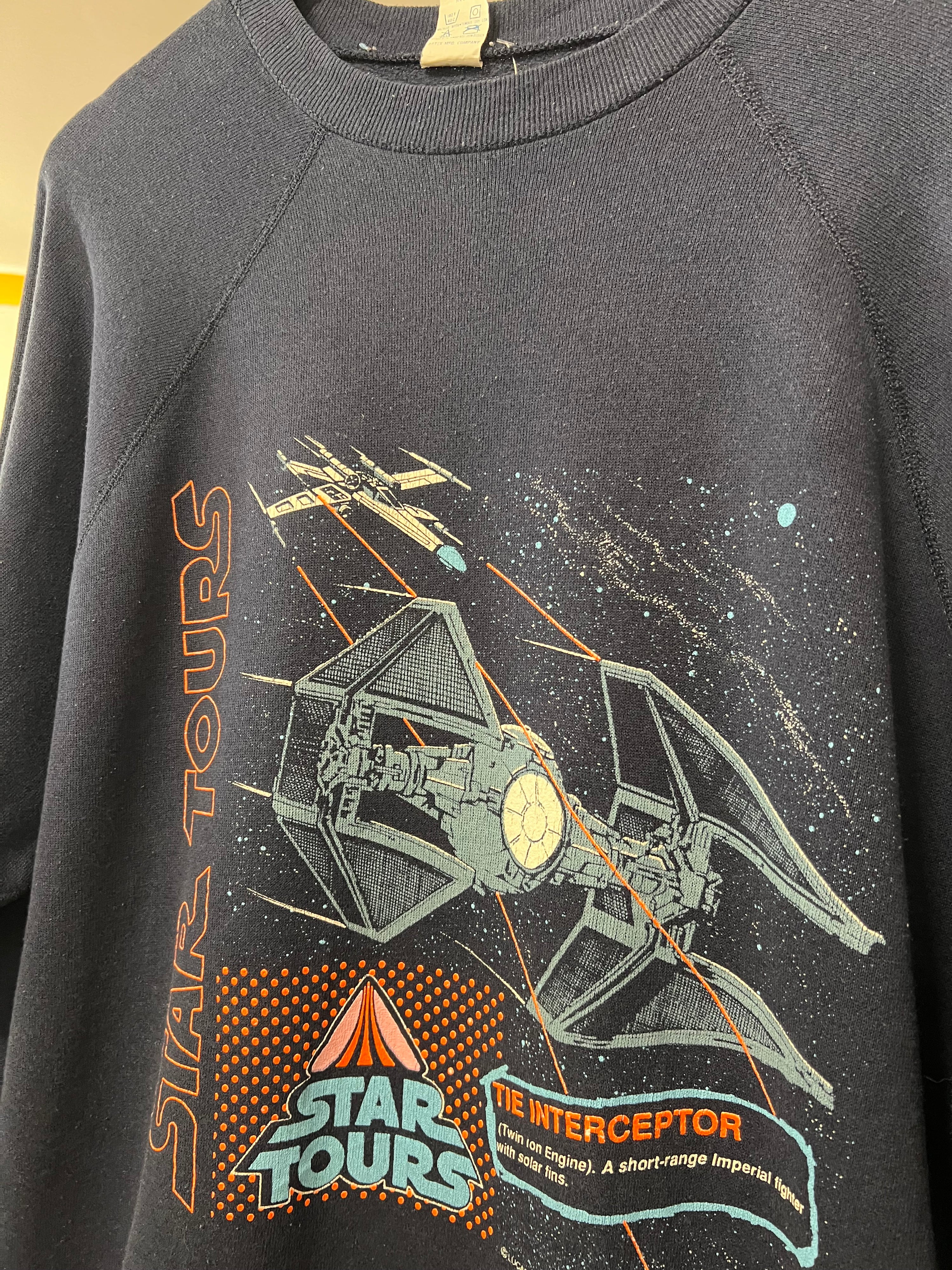 [XL] 1980s Star Tours Tie Interceptor Jumper