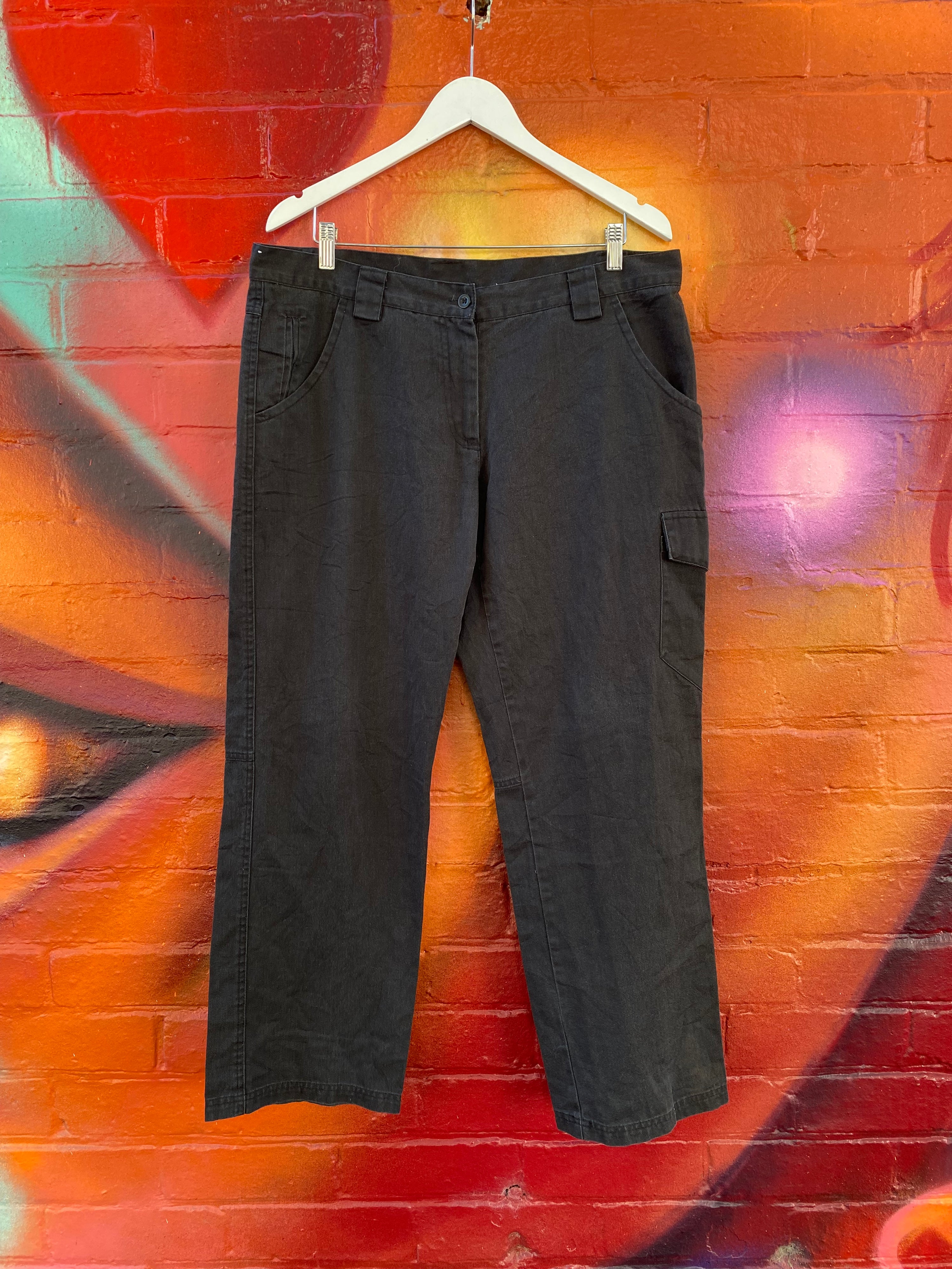 [38] Dickies Black Carpenter Pants D128
