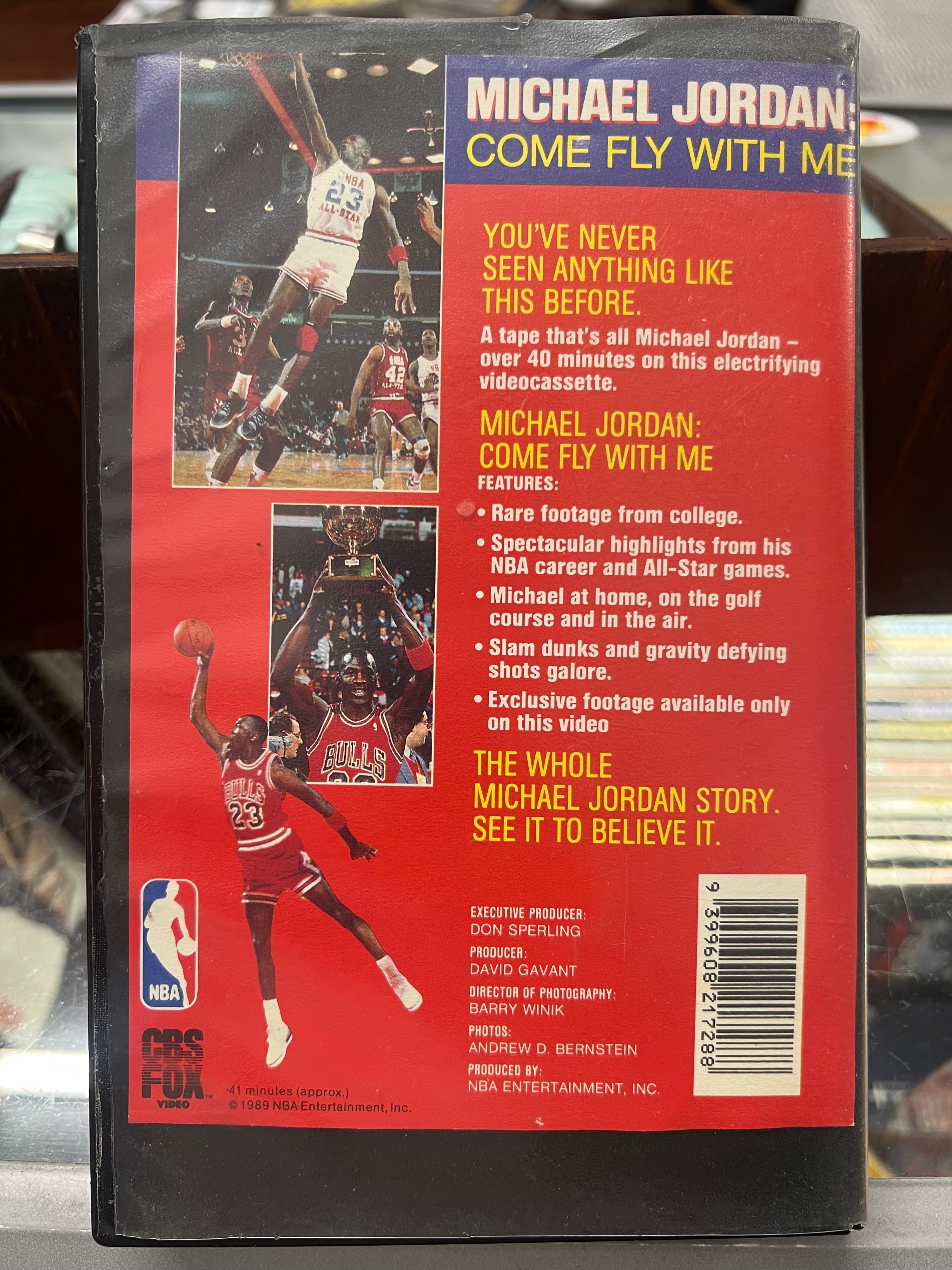 [VHS] Michael Jordan Come Fly With Me Big Box