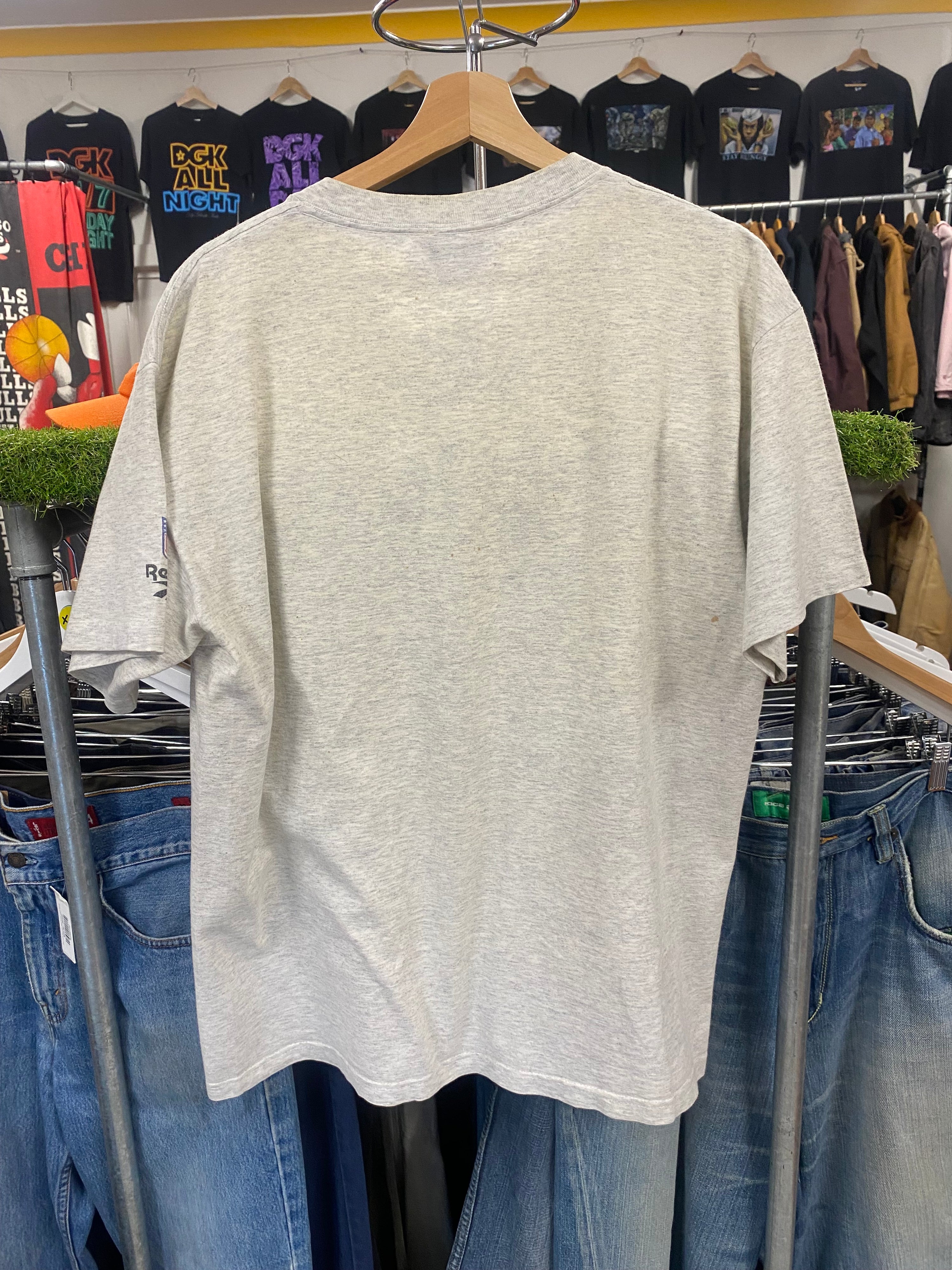[L] 1995 Chargers x Reebok Grey Tshirt