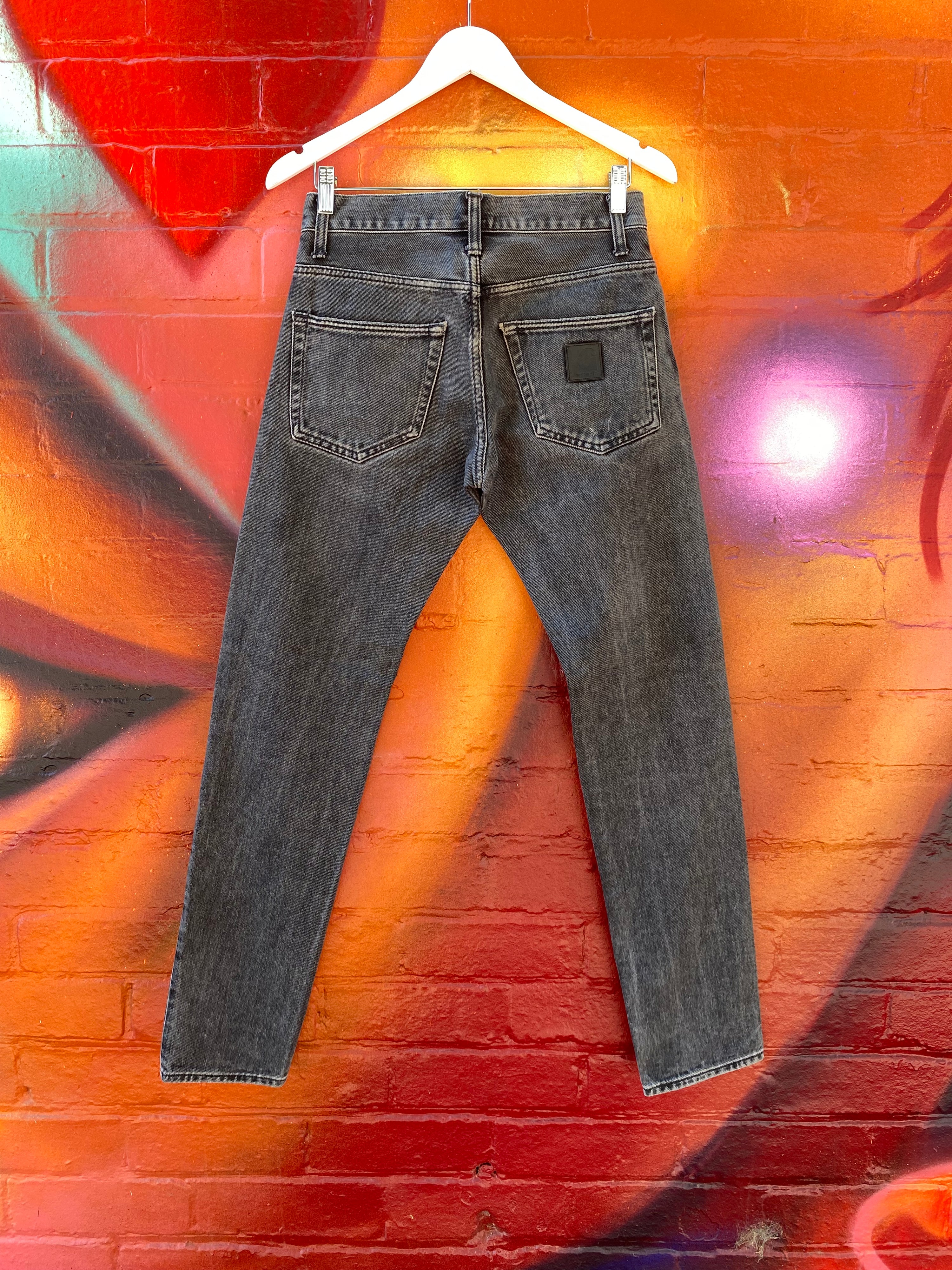 [28] Carhartt Black Denim Klondike Pants 28x32