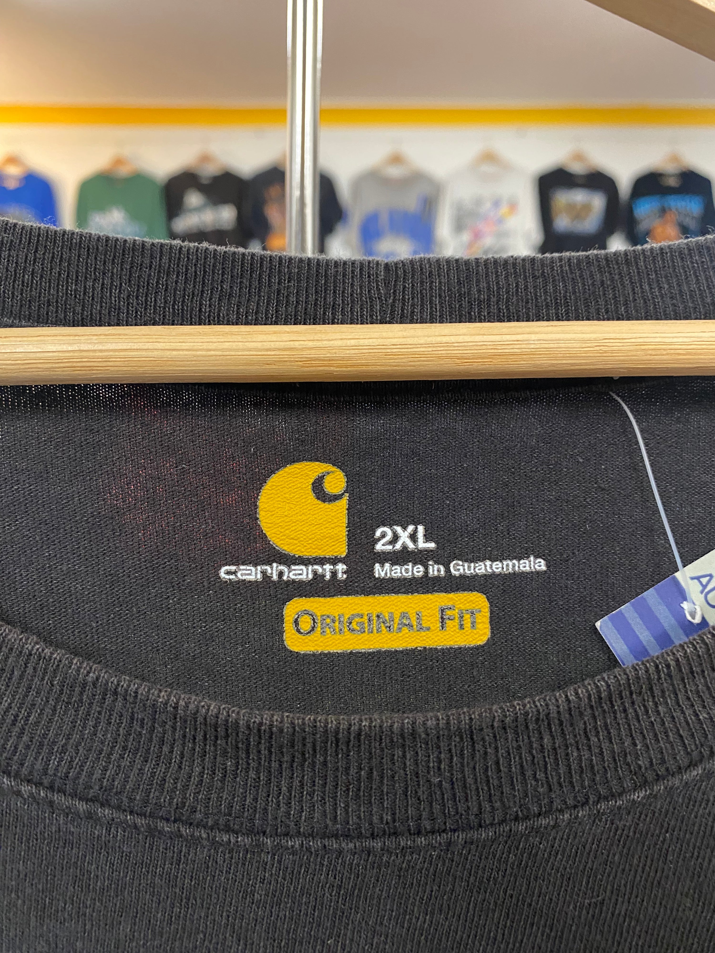 [2XL] Carhartt Black Pocket Tee Original Fit