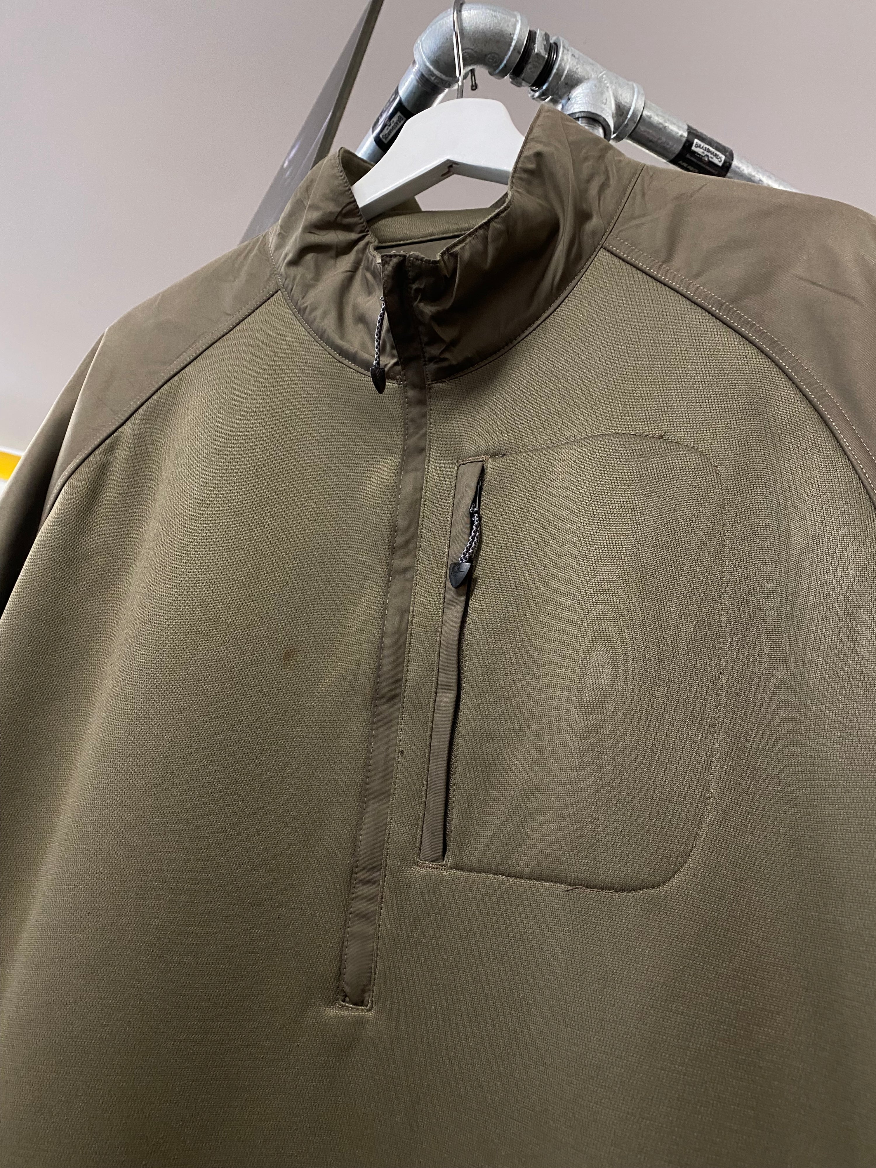 [XL] Nike Golf 1/2 Zip Olive Jumper