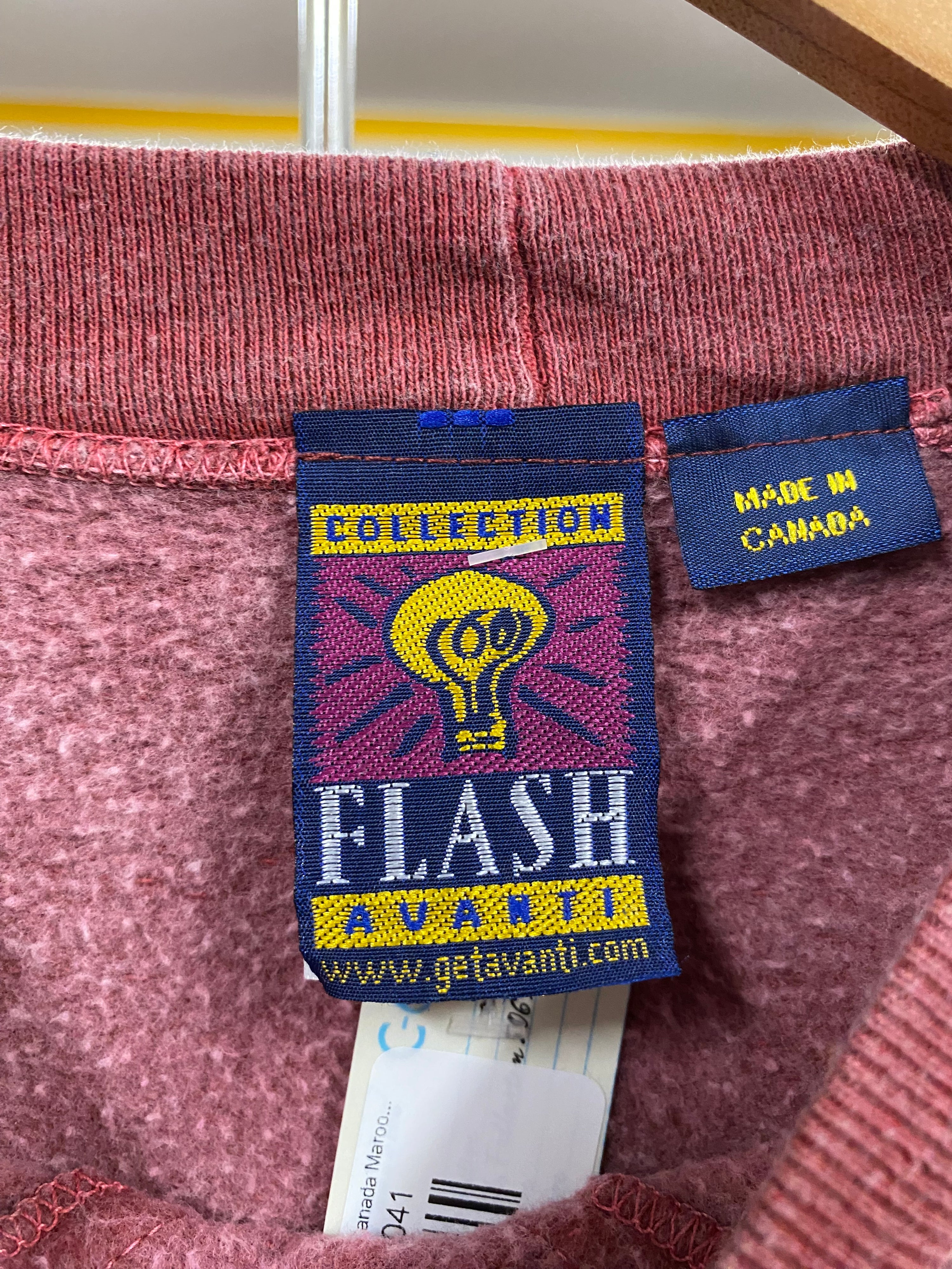 [M] Native American Banff, Canada Maroon Jumper