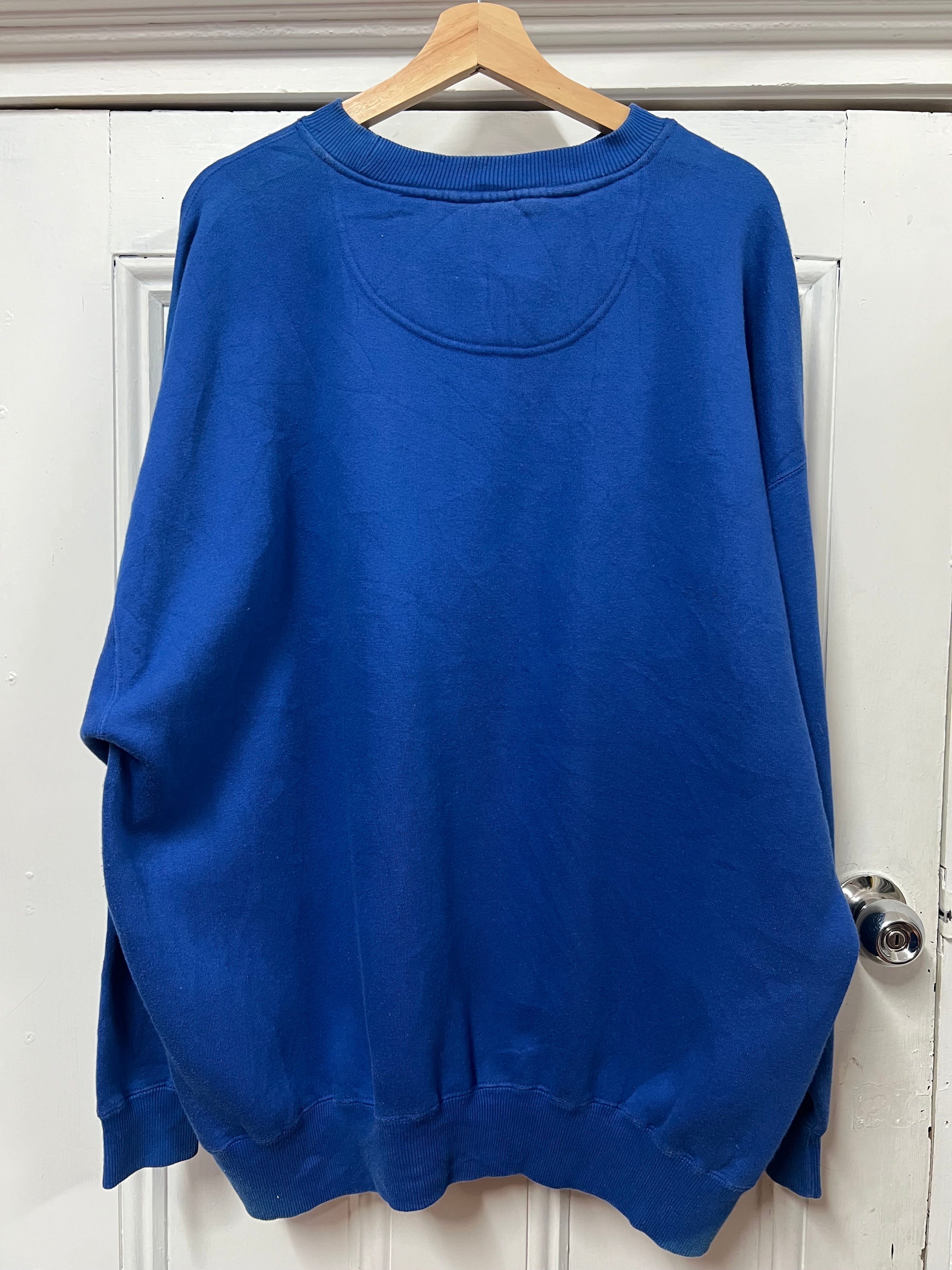 2XL - Embroidered Umbro Blue Jumper