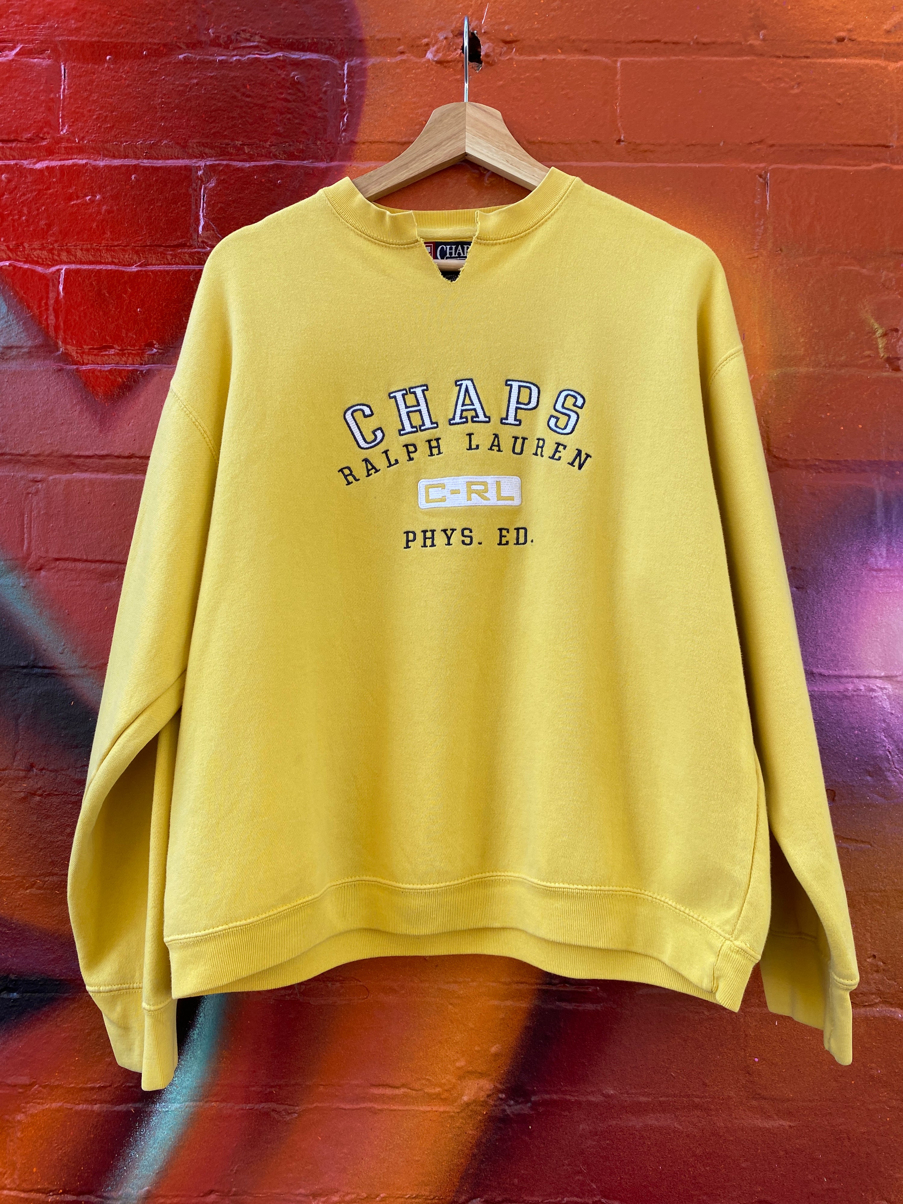 S - RL Chaps Yellow Phys-Ed Jumper