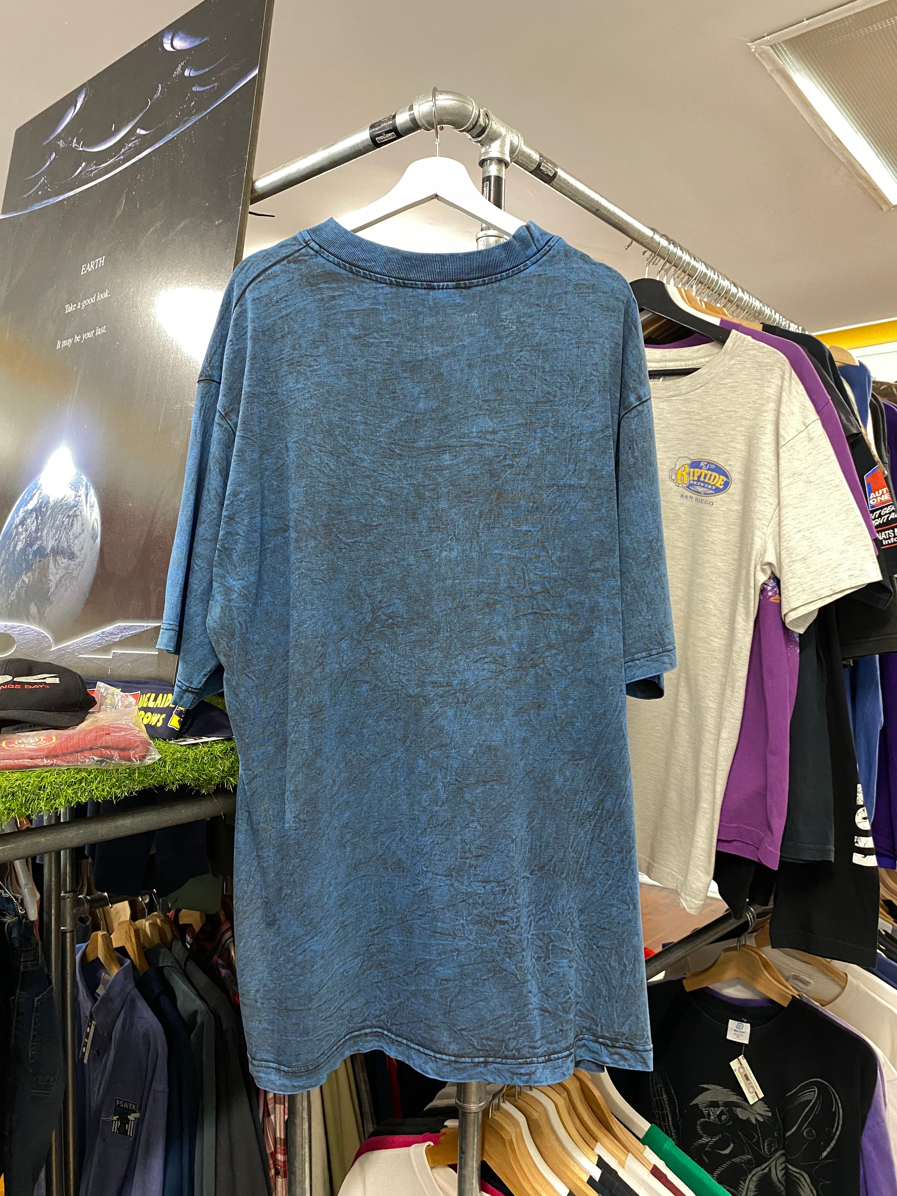 [2XL] Vintage Surfers Paradise Blue/Black AOP