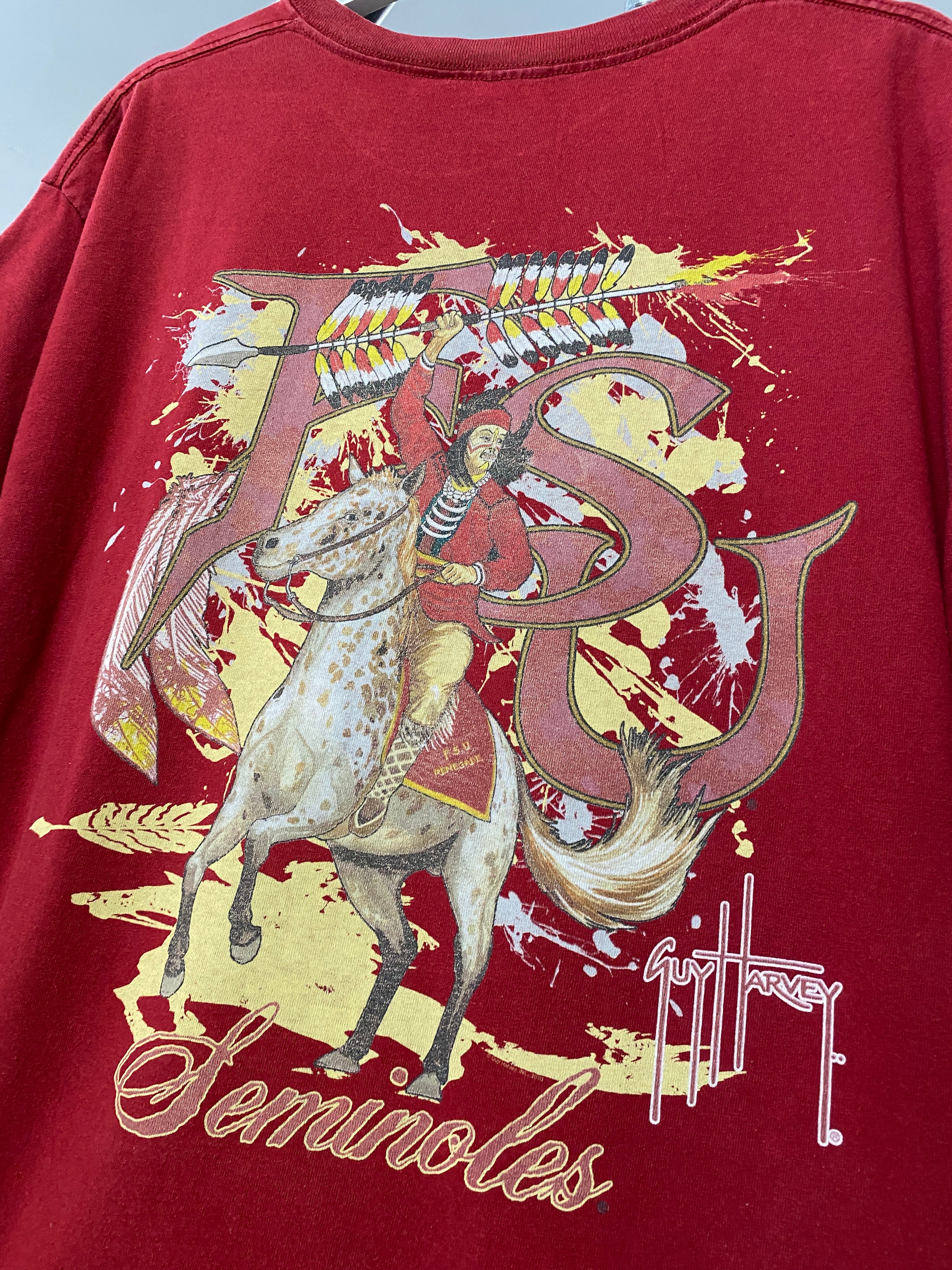 XL - FSU Seminoles Guy Harvey DS Red Tee