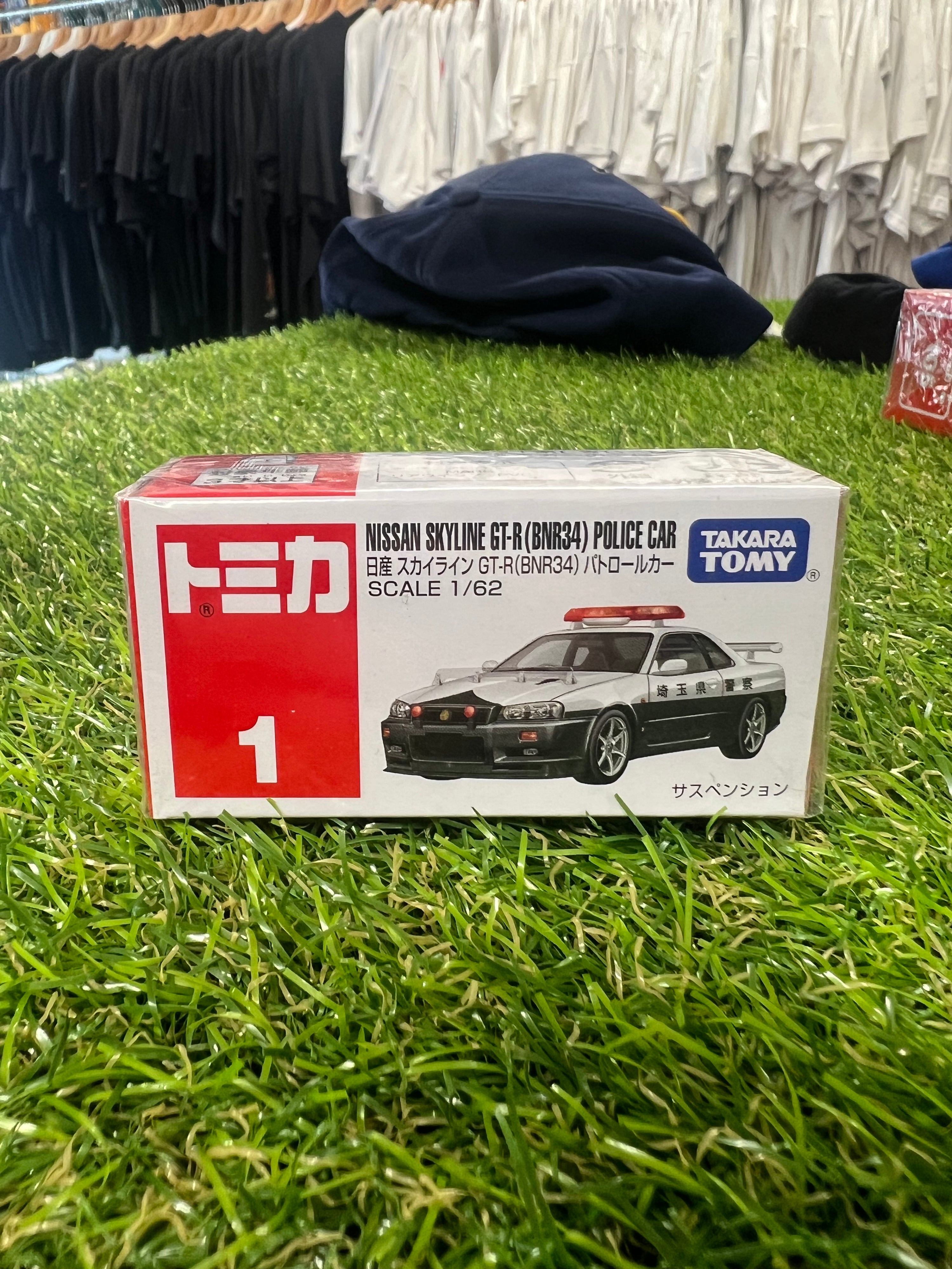 Takara Tomy #1 Nissan BNR34 GT-R Police Car