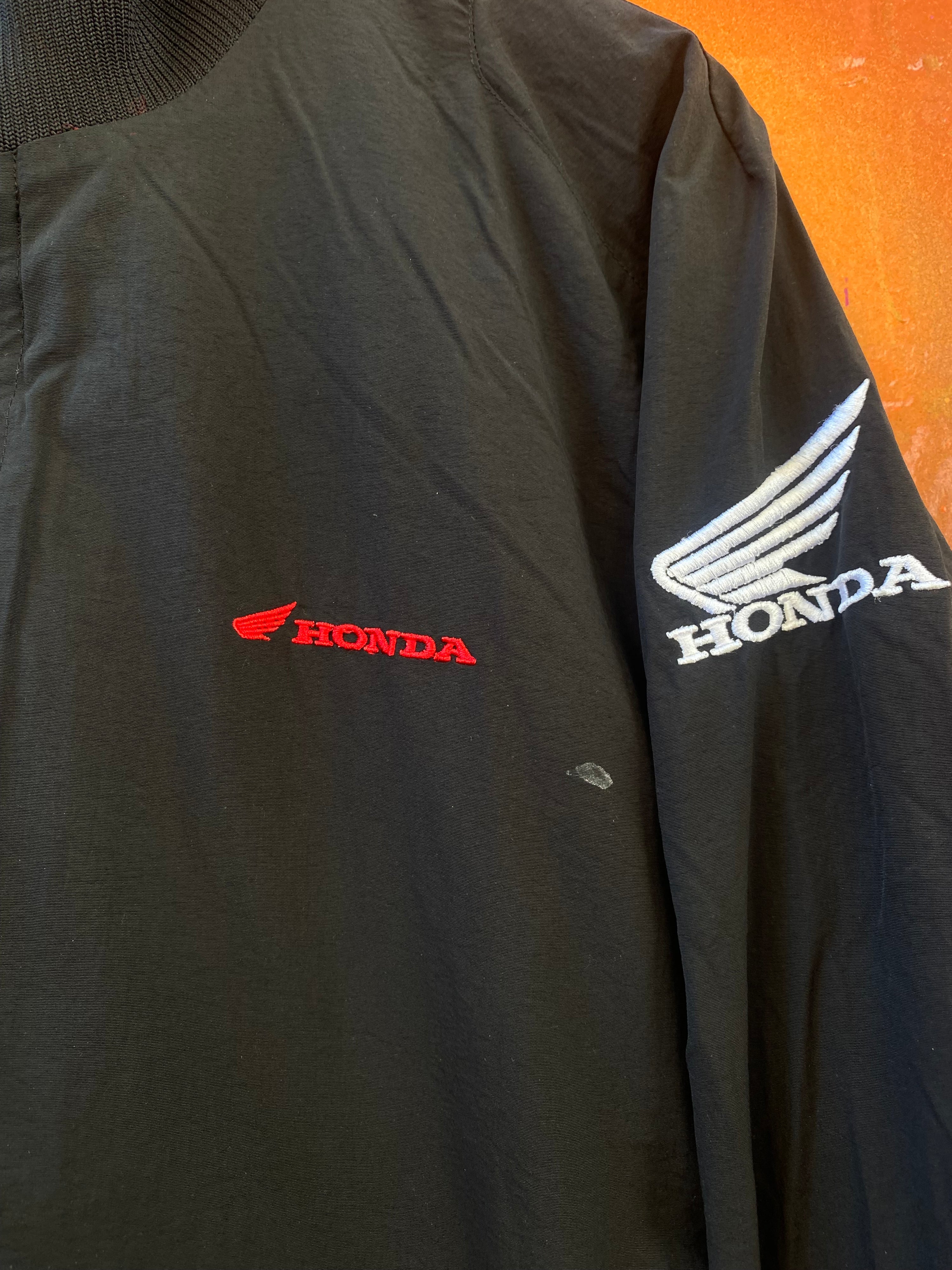 [M] Honda Racing Black Windbreaker