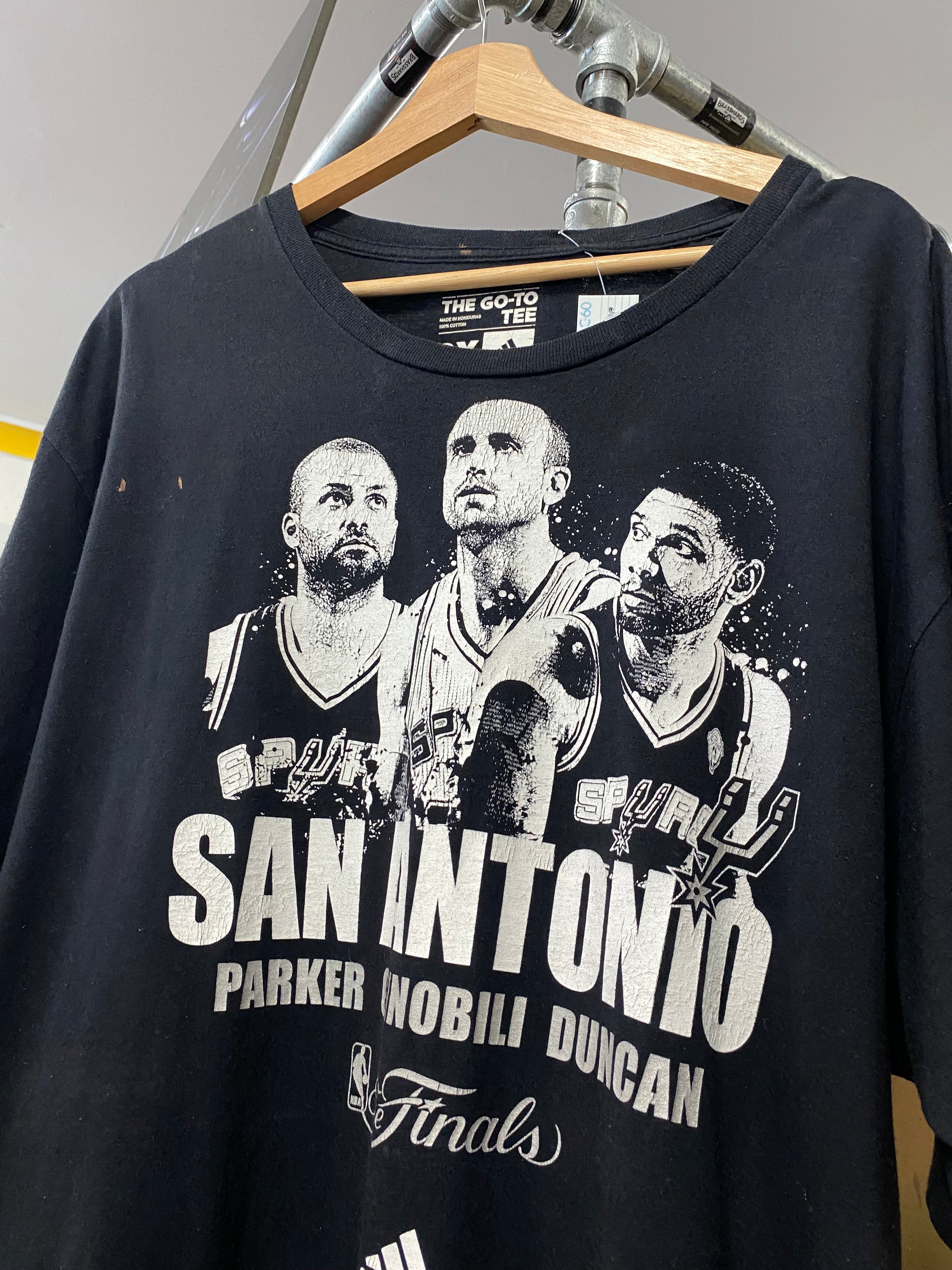 2XL - Adidas San Antonio Spurs The Finals Parker/Ginobili/Duncan