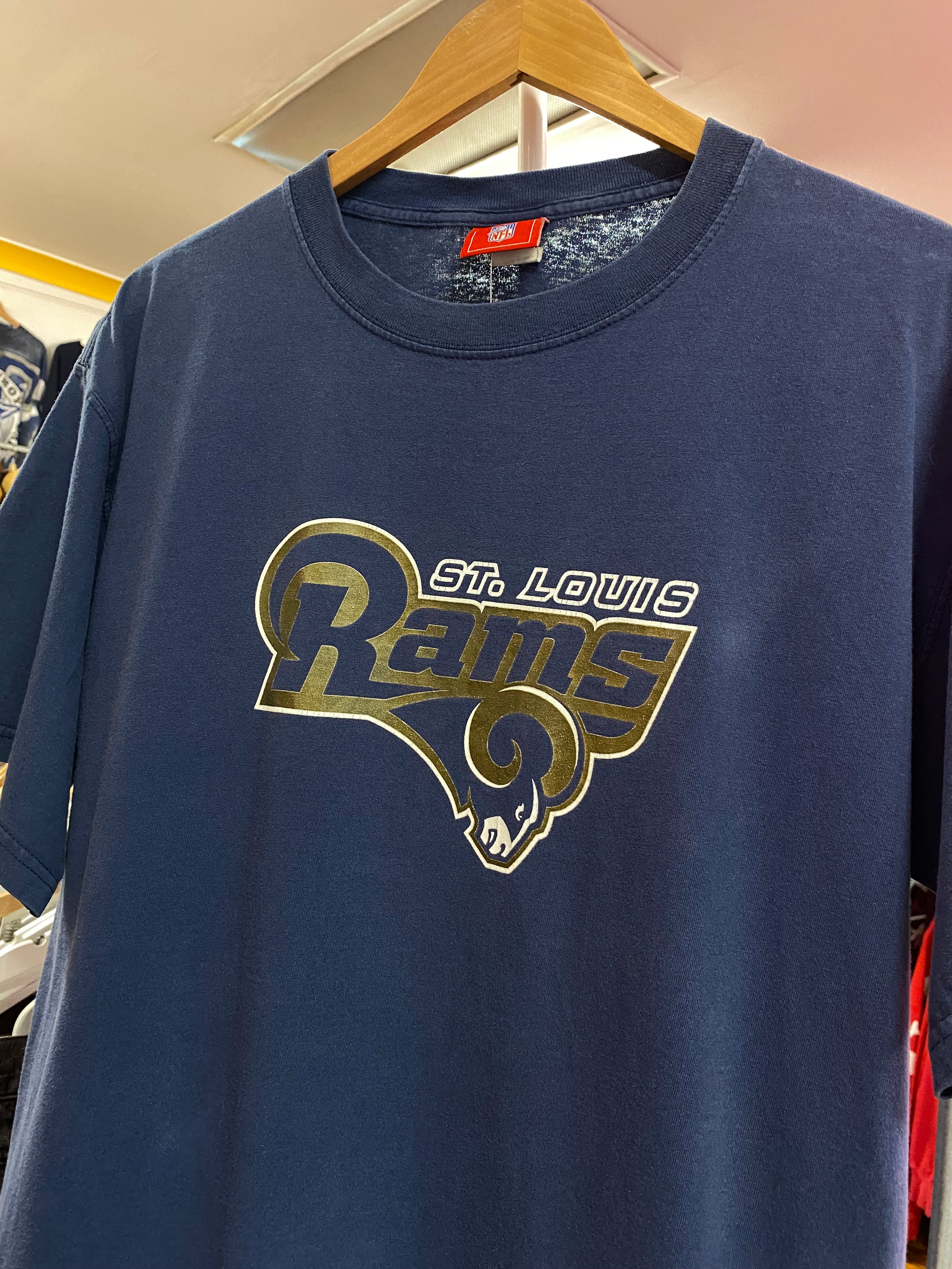 [L] Vintage St Louis Rams Heavy Blue Tee