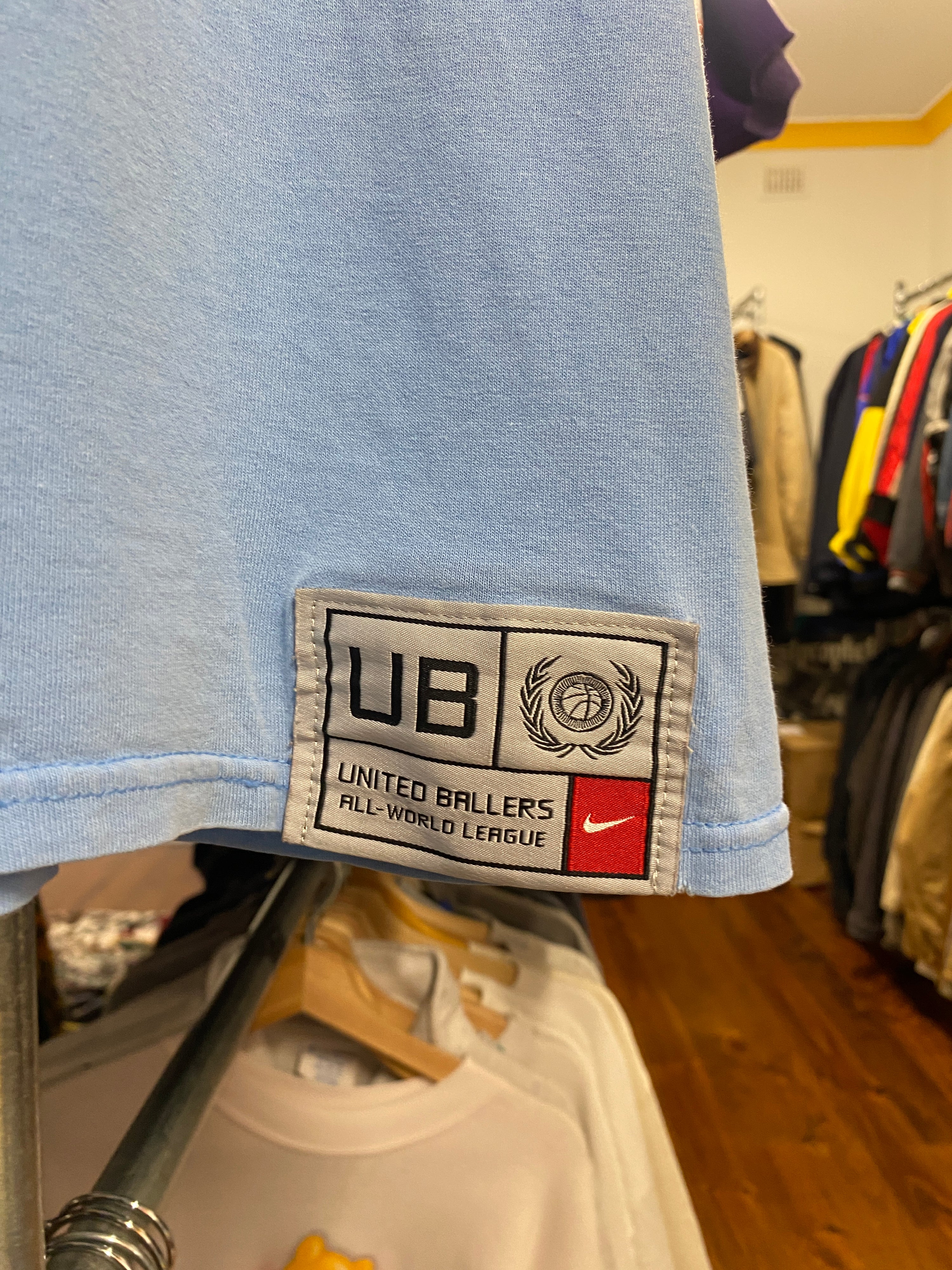 L - 2000s Nike United Ballers Baby Blue DS Tee