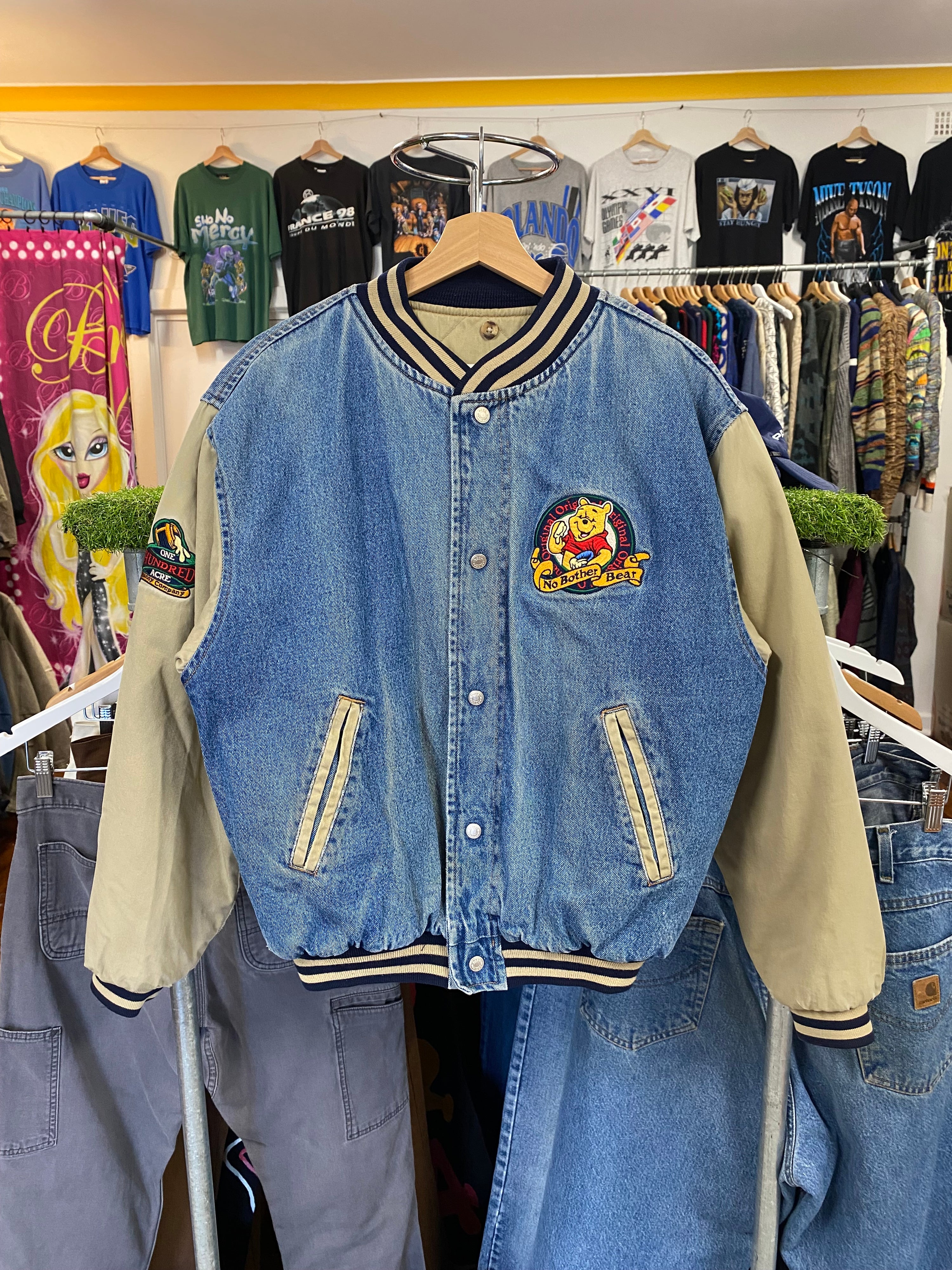 [S] Vintage Pooh Heavy Embroidered Jacket