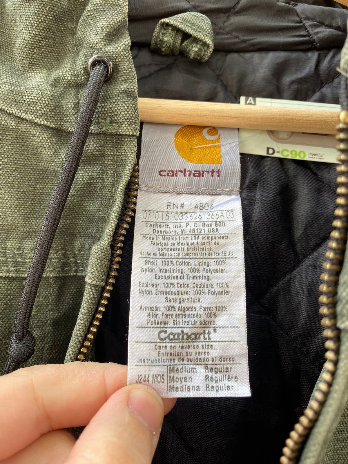 [M] Carhartt J244 MOS GRN Active Jacket 'Deanne'