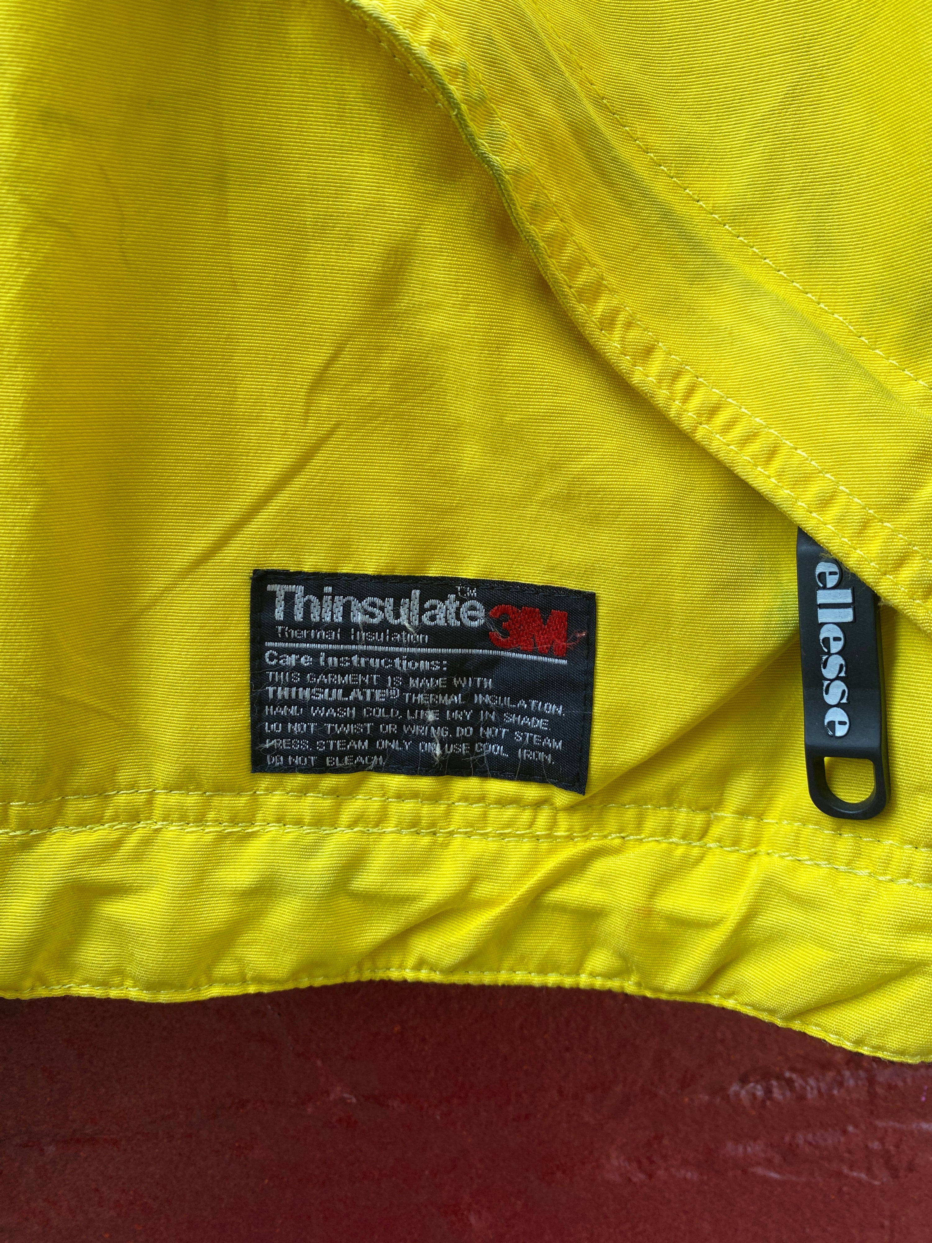 L - Ellesse Bright Yellow Snow Jacket