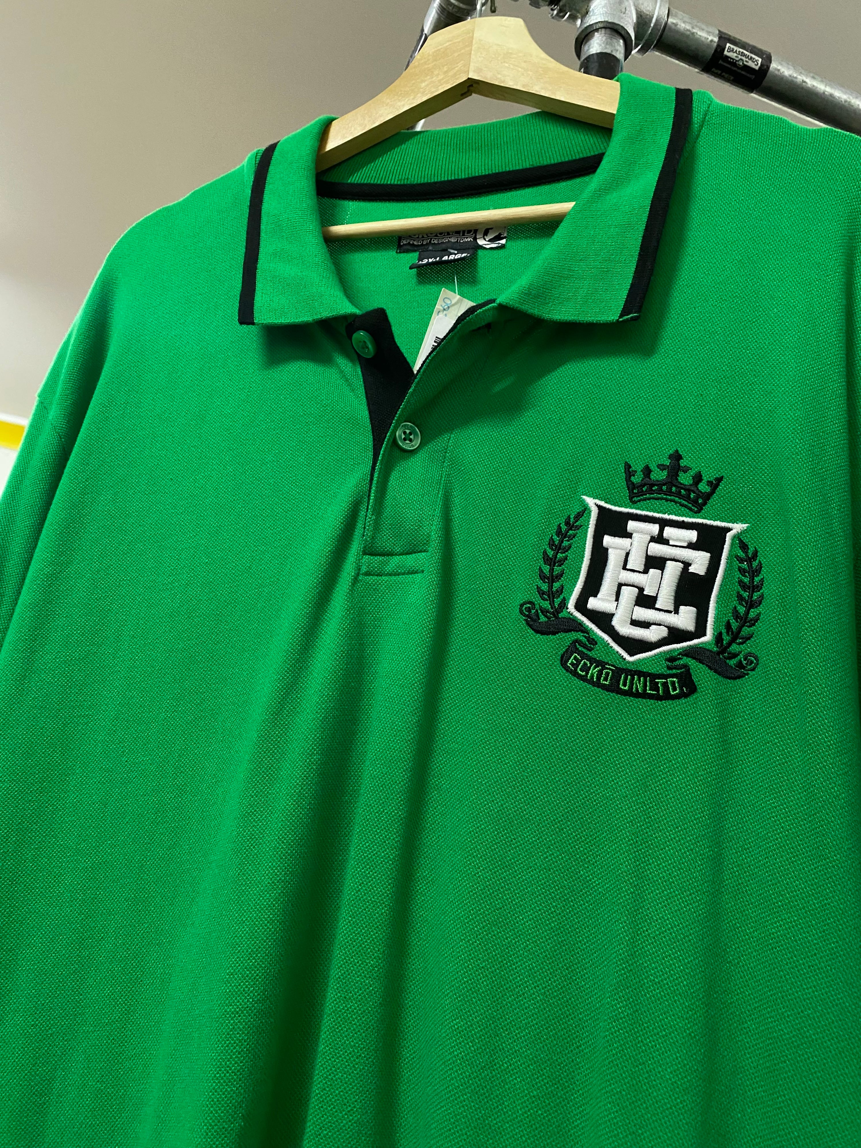 2XL - ECKO Green Prep Polo