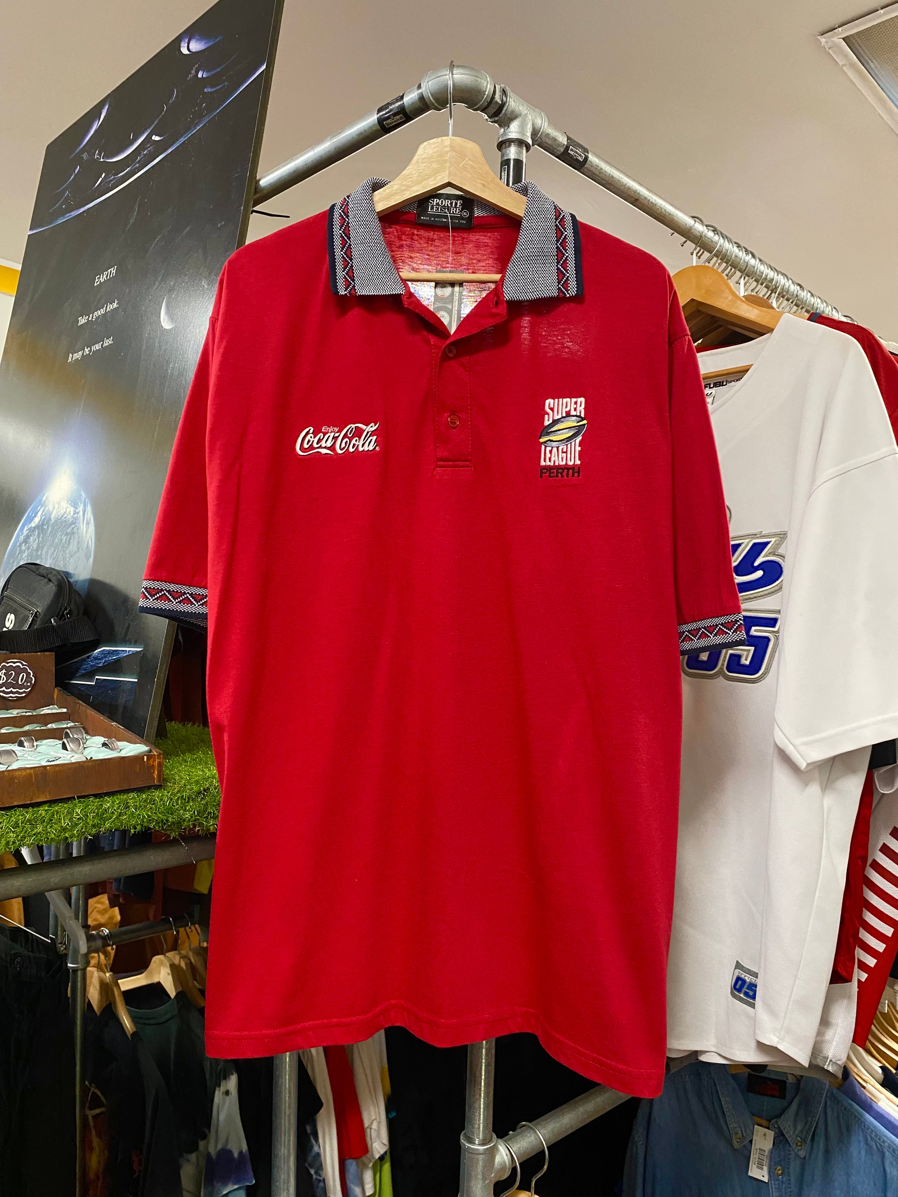 [XL] 1997 Super League Perth Red Polo