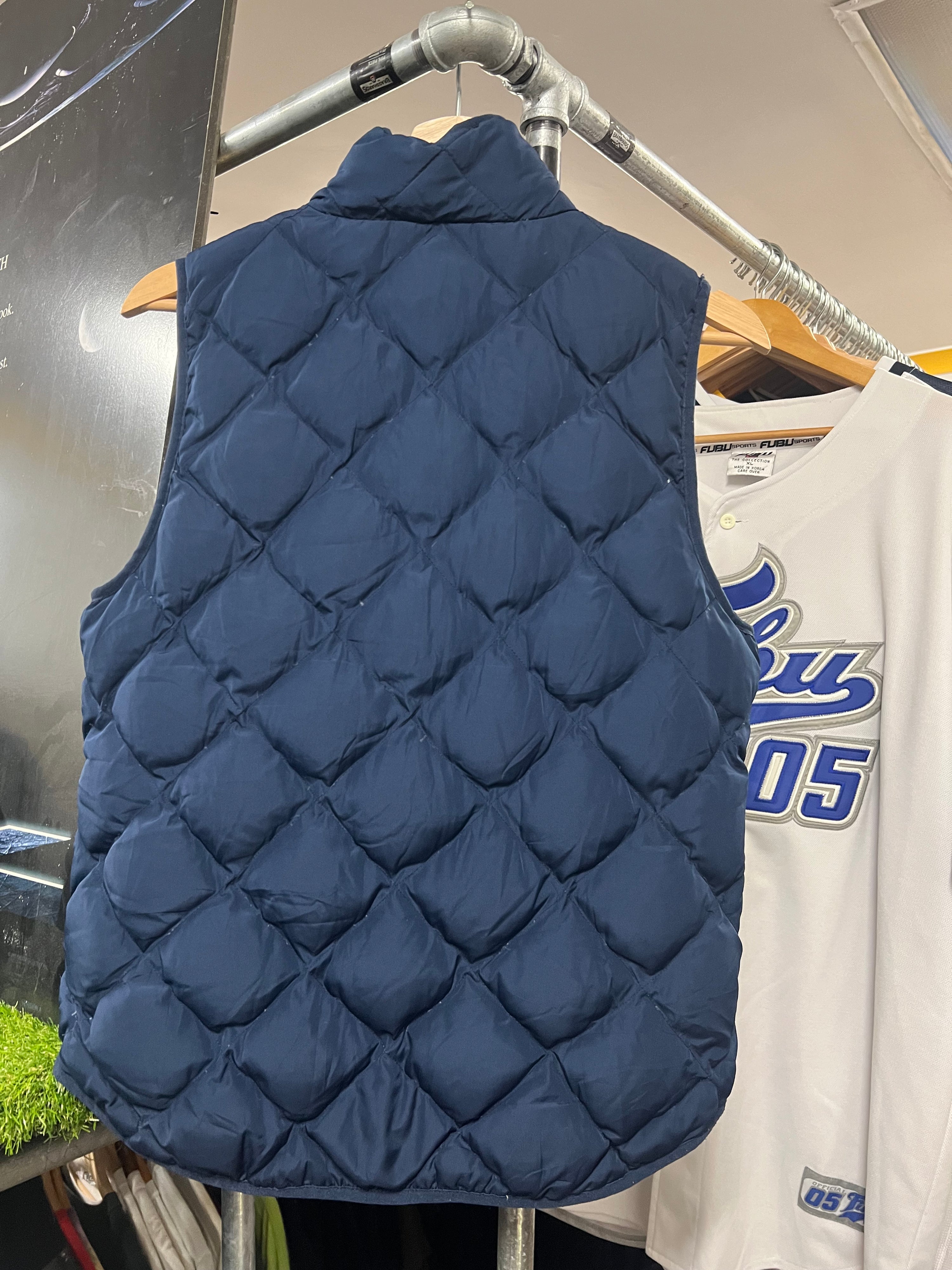 [M] Woolrich Deep Blue Quilted Down Vest