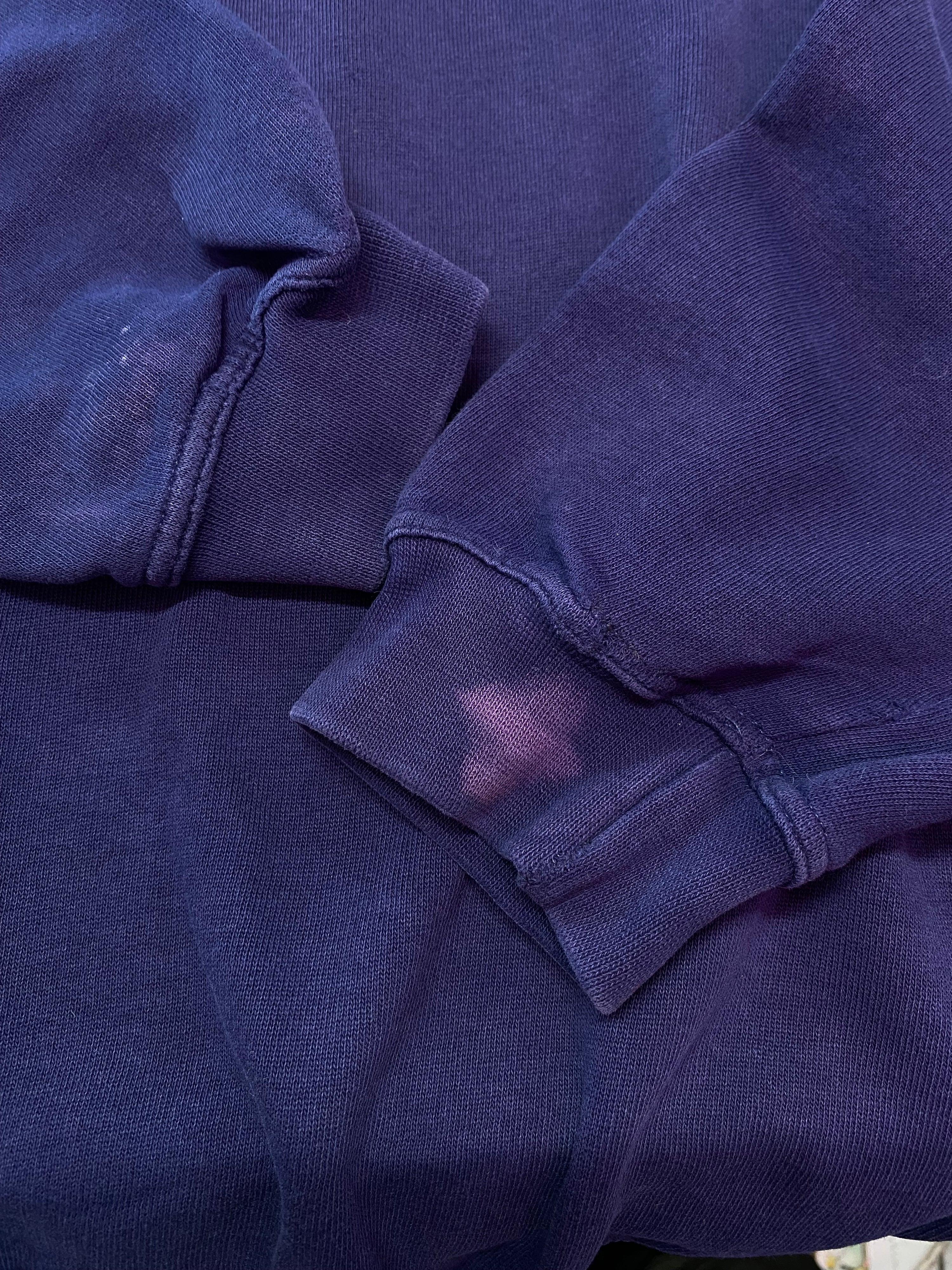 [L] Vintage Adidas Embroidered Dark Blue Jumper