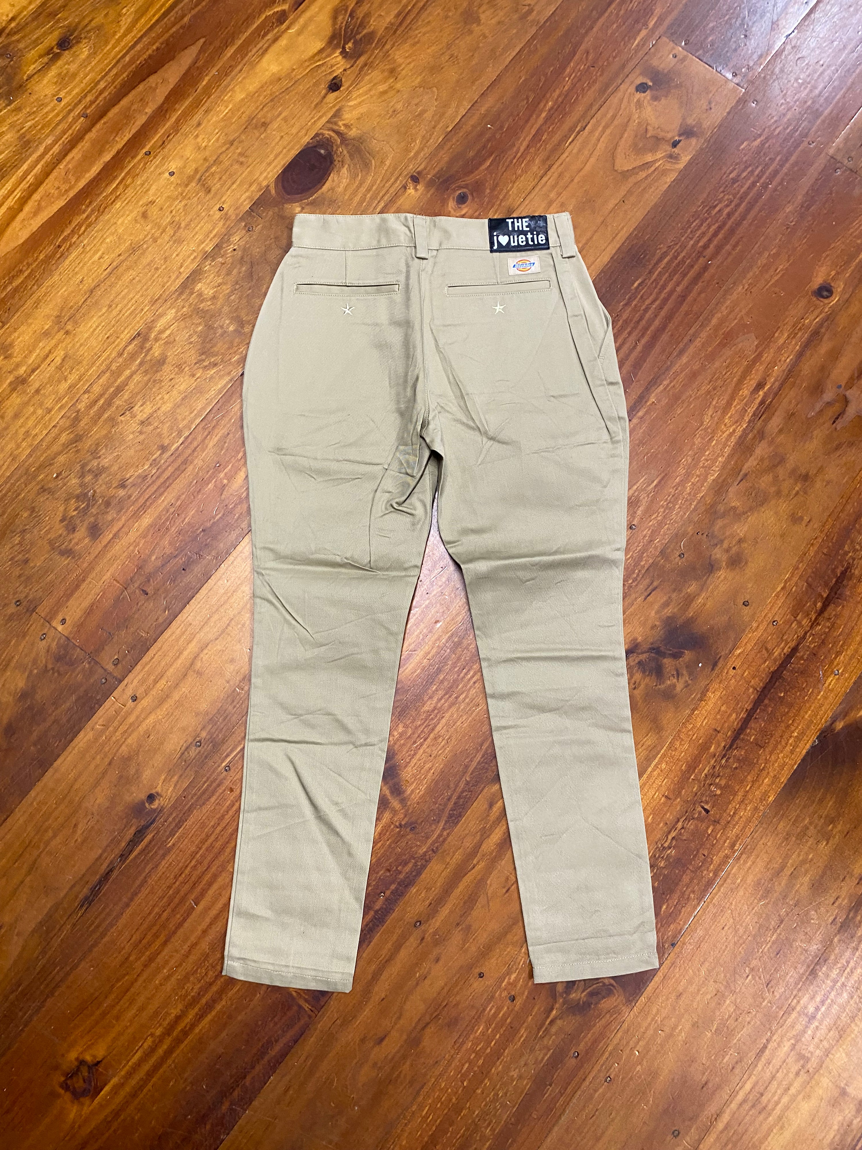 [24] Dickies 'The Jouetie' Tan Pants with Stars