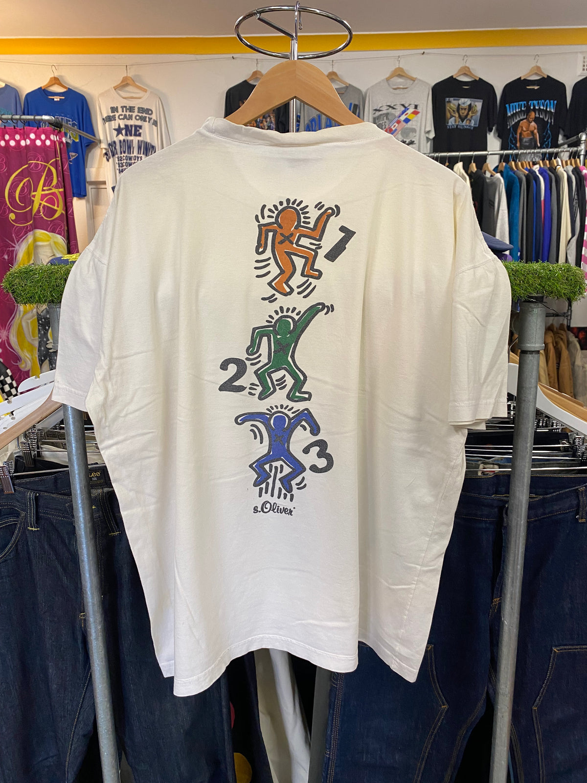 XL - S.Oliver Keith Haring Dancing Men Tee