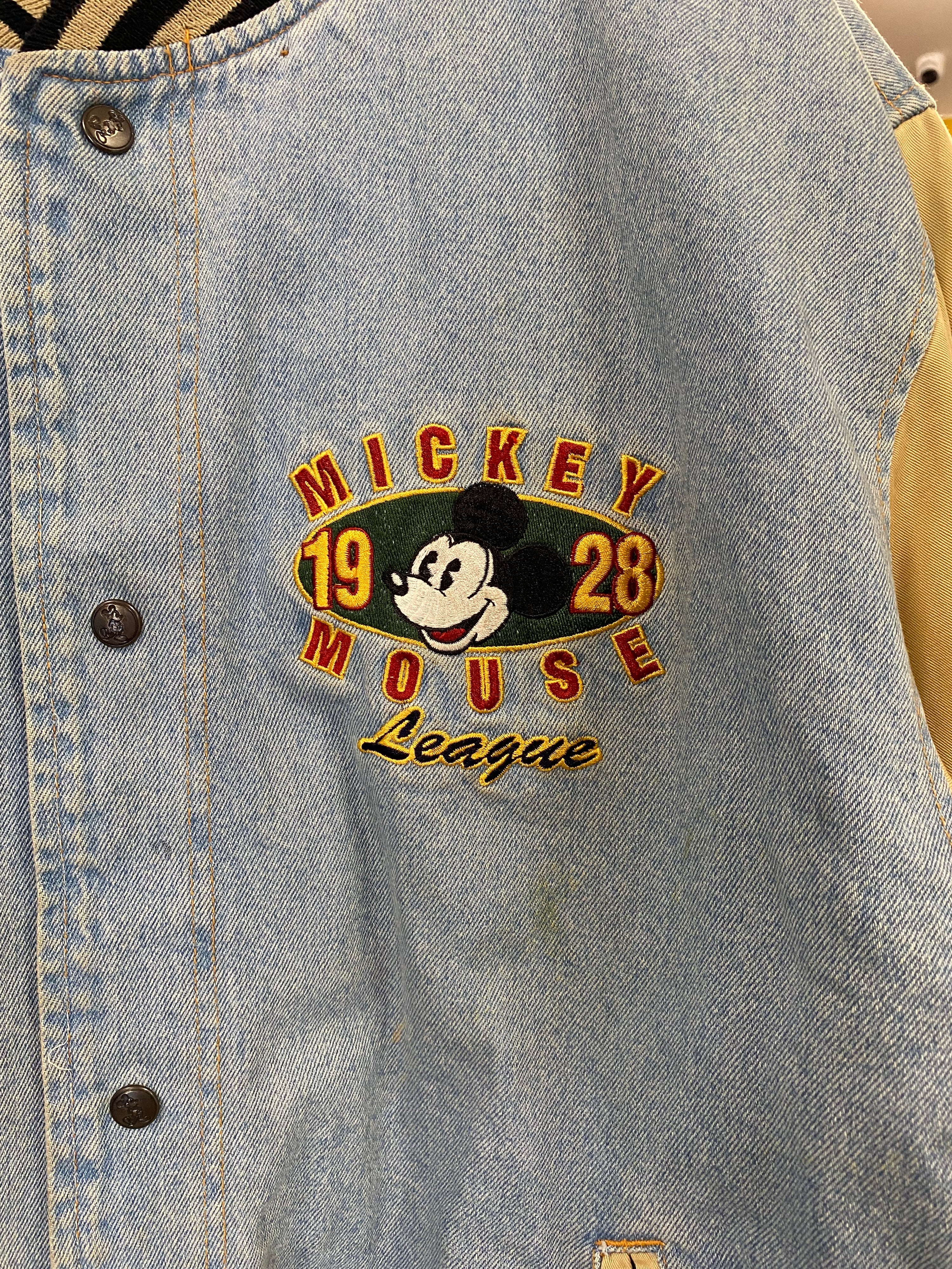 [XL] Vintage Mickey Heavy Embroidered Jacket