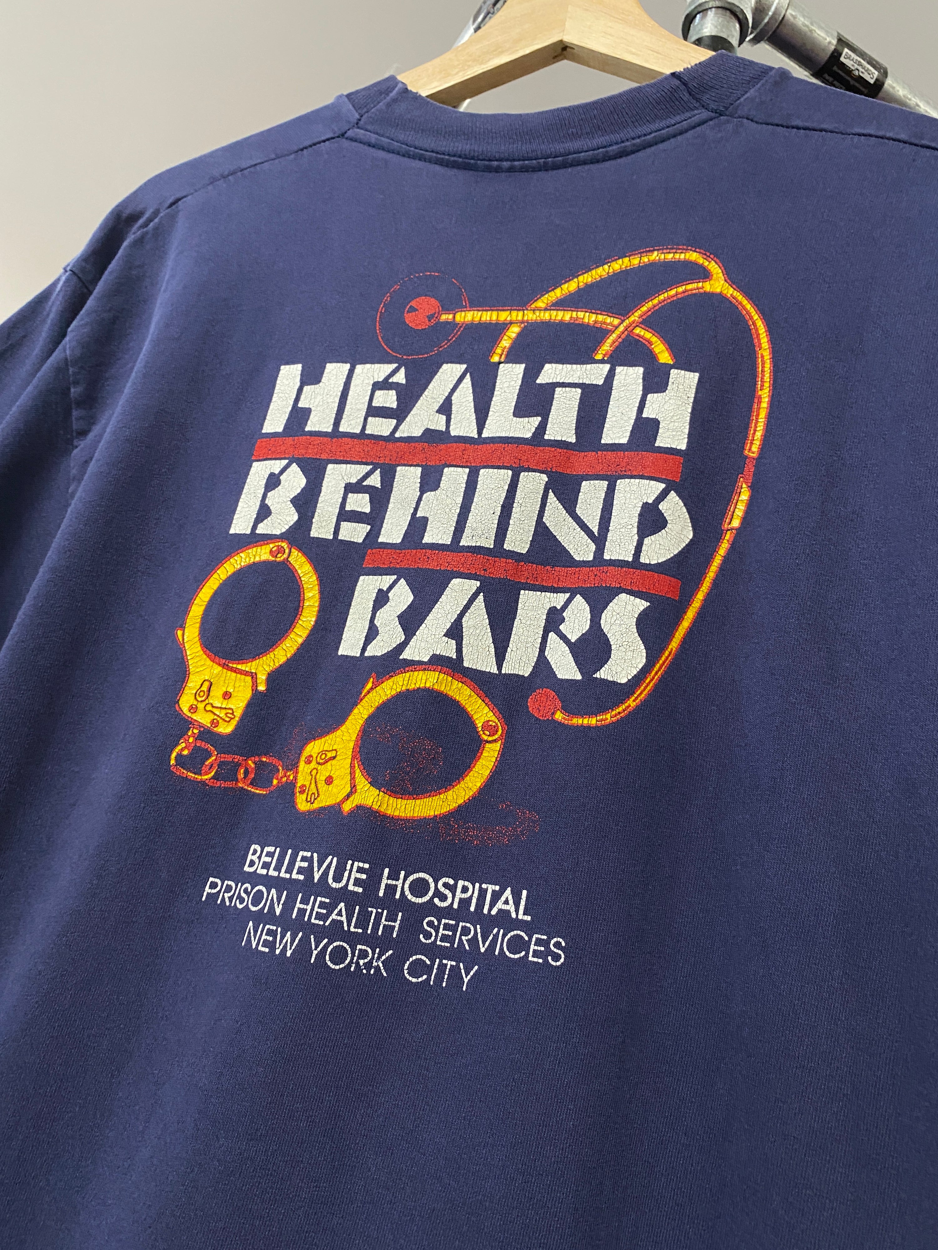 L - 90s Prison Health Staff Tee DS