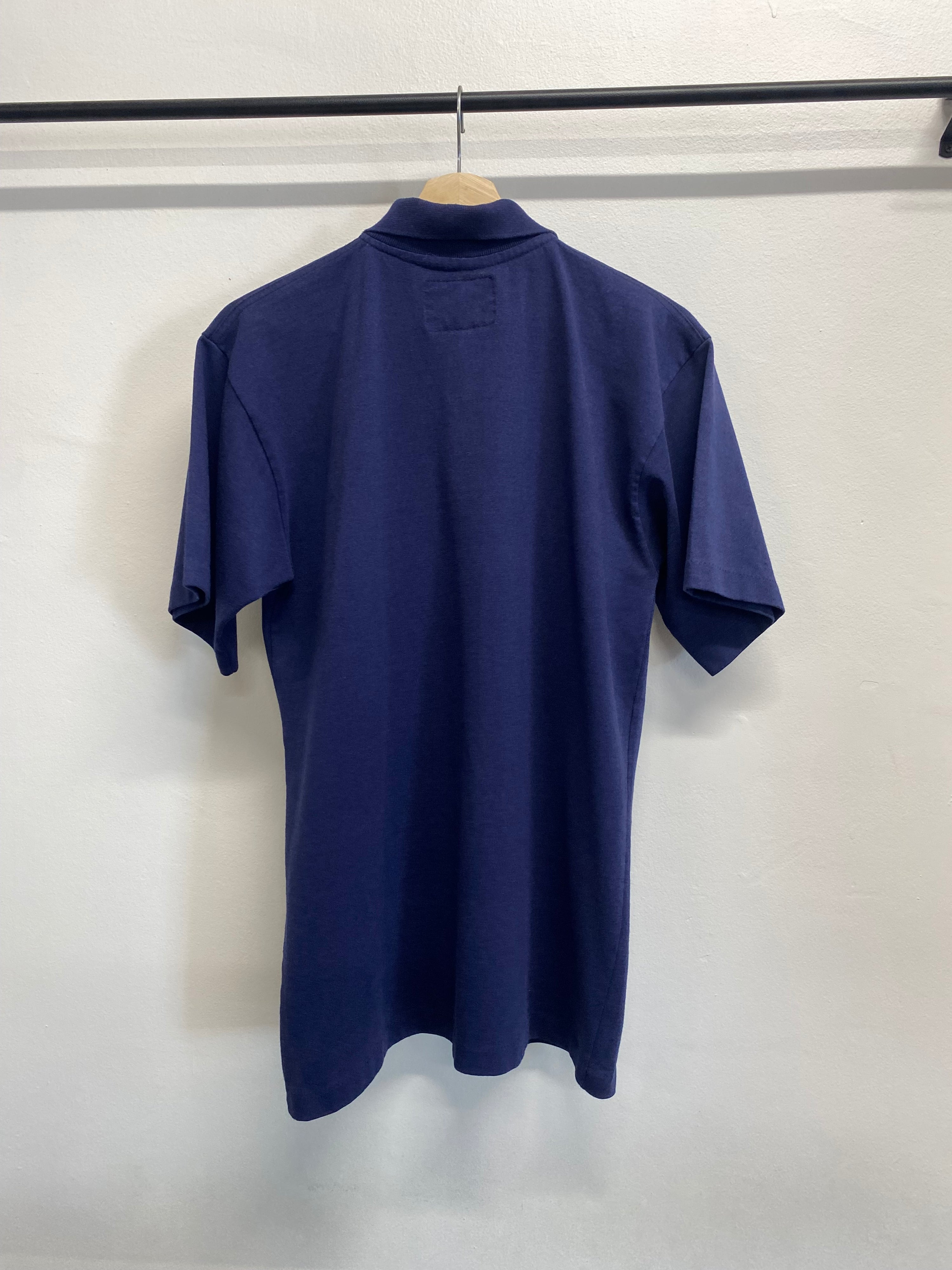 [L] Vintage Channel 7 'Every One's Home' Blue Polo