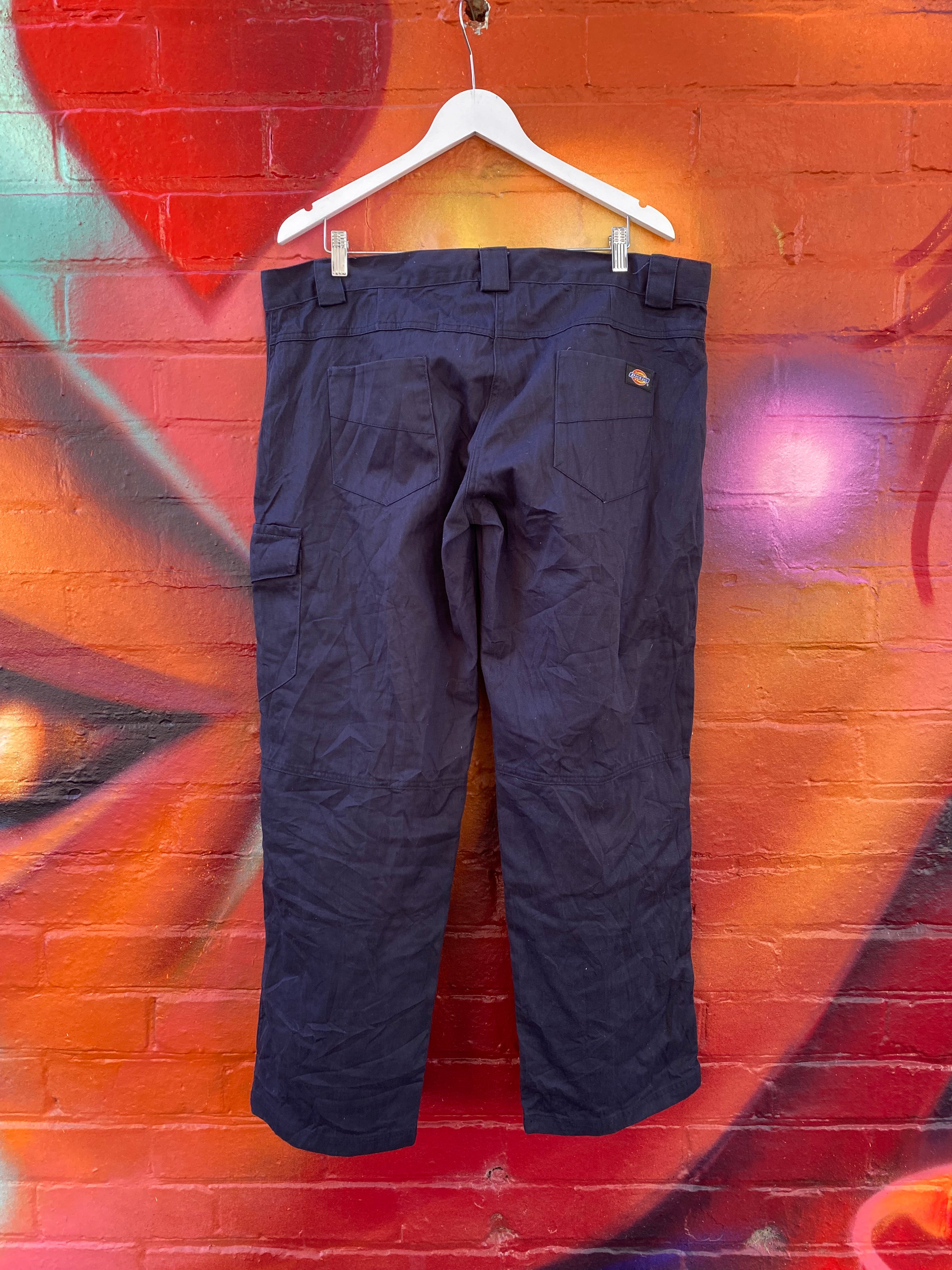 [40] Dickies Redhawk Navy Carpenter Pants D163