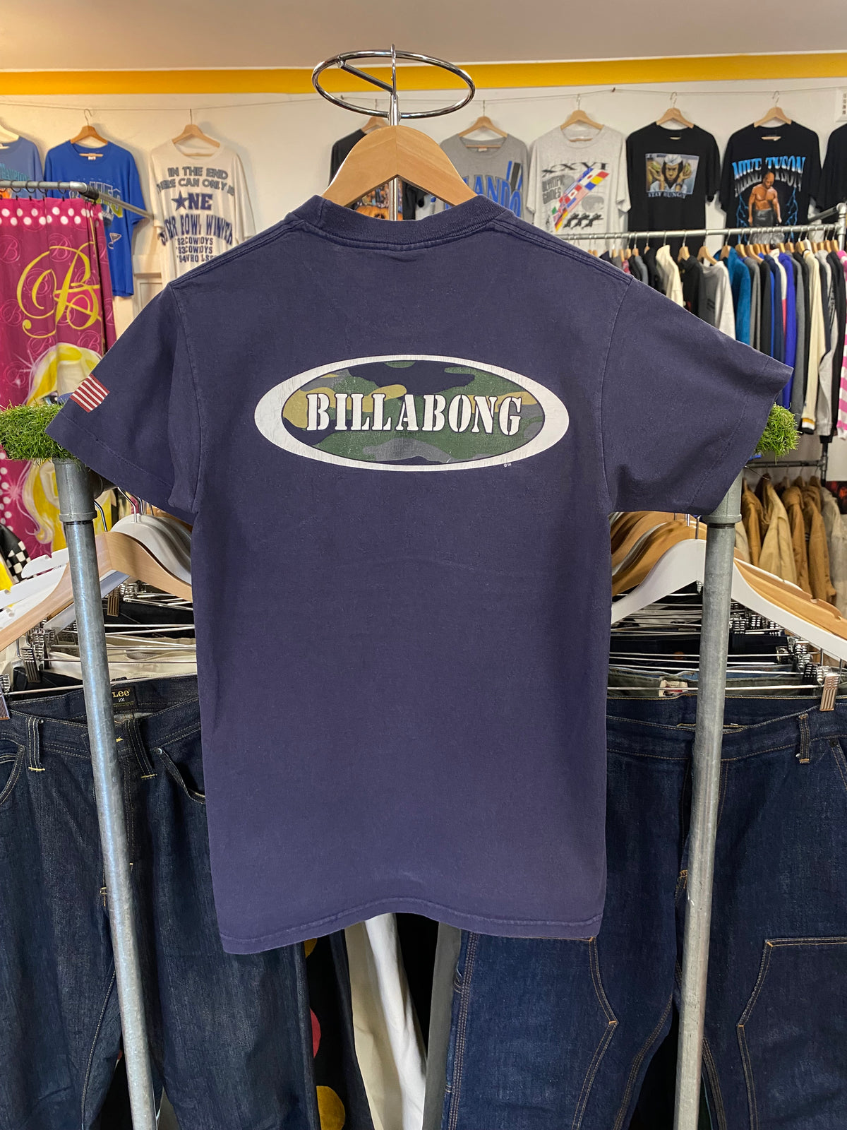[S] Vintage Billabong USA Blue Tshirt