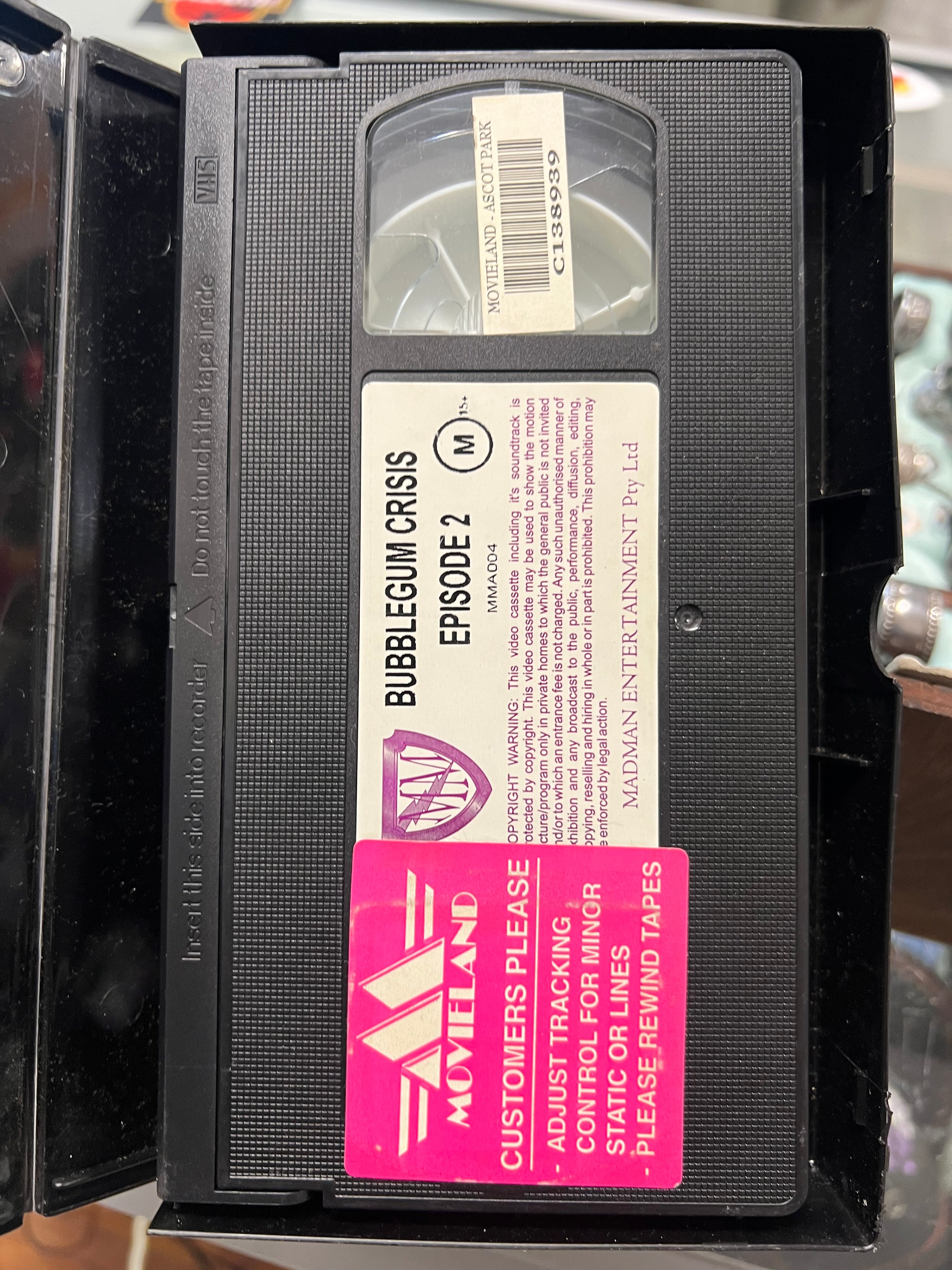 [VHS] Bubblegum Crisis Volume 2 Born To Kill