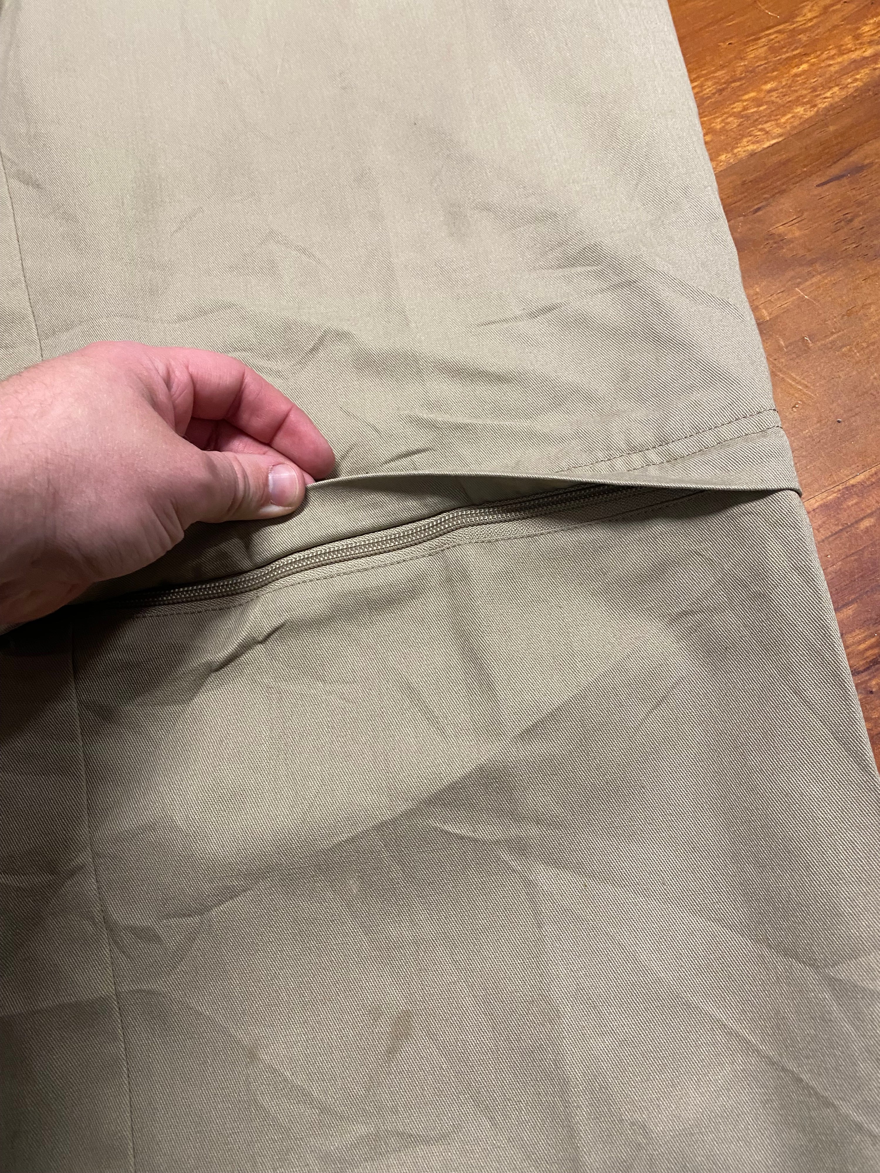 [36] Dickies Tan Zip-Off Pants