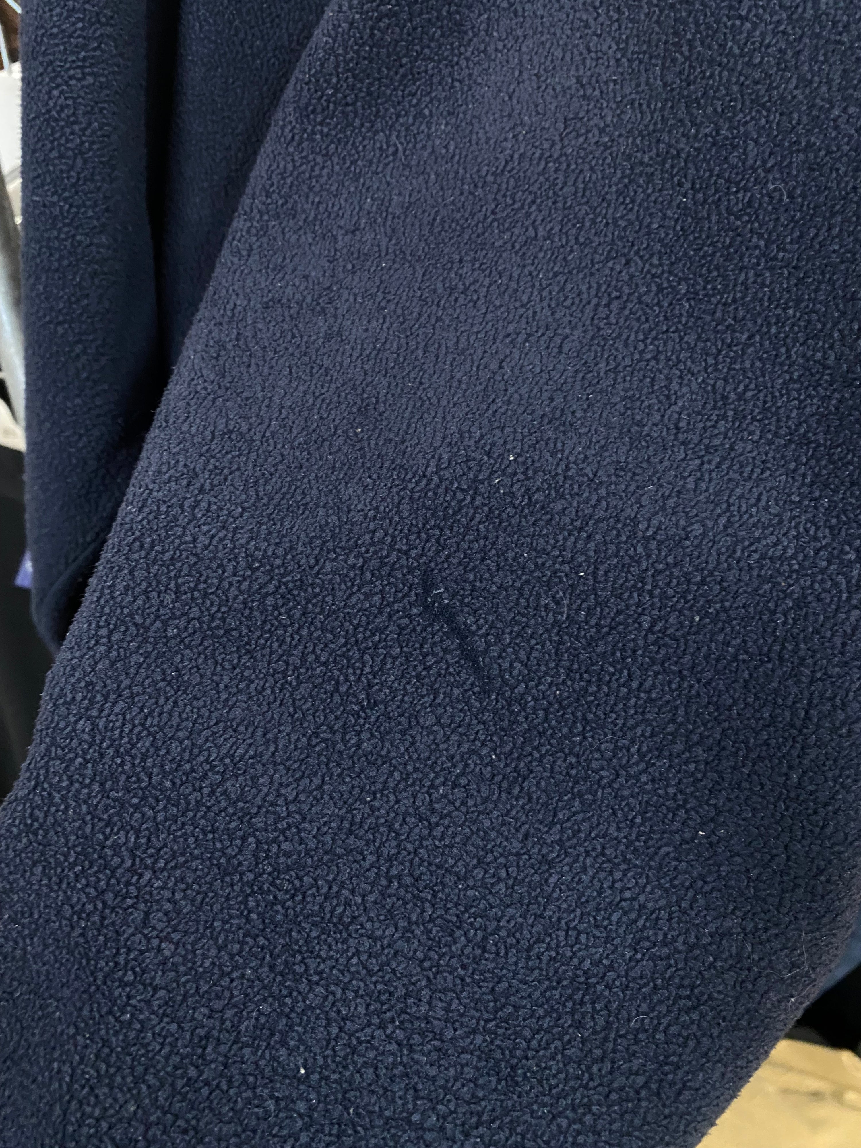 [M] UMBRO Blue 1/4 Zip Fleece