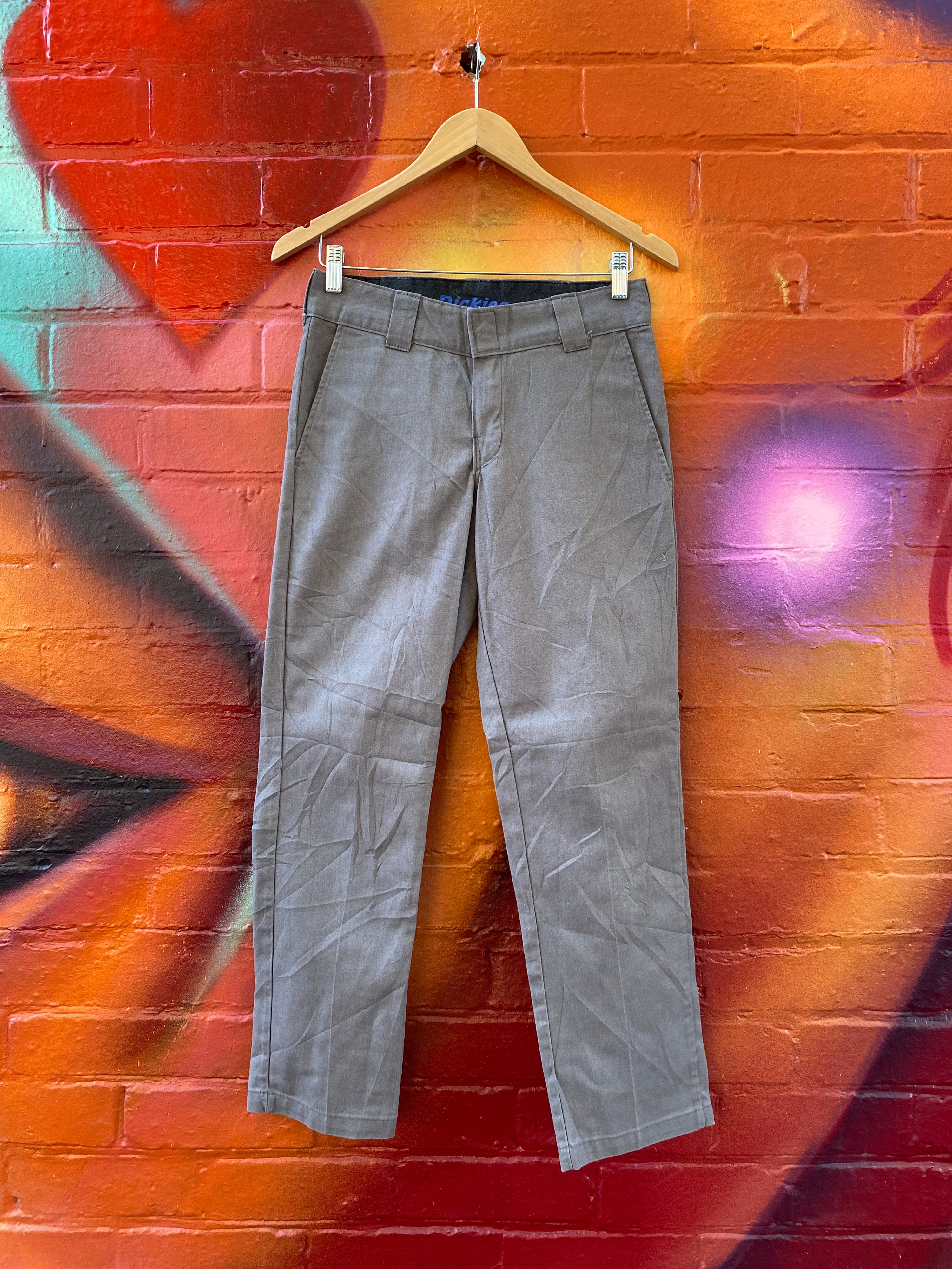 [29] Dickies Grey Slim Taper Work Pants