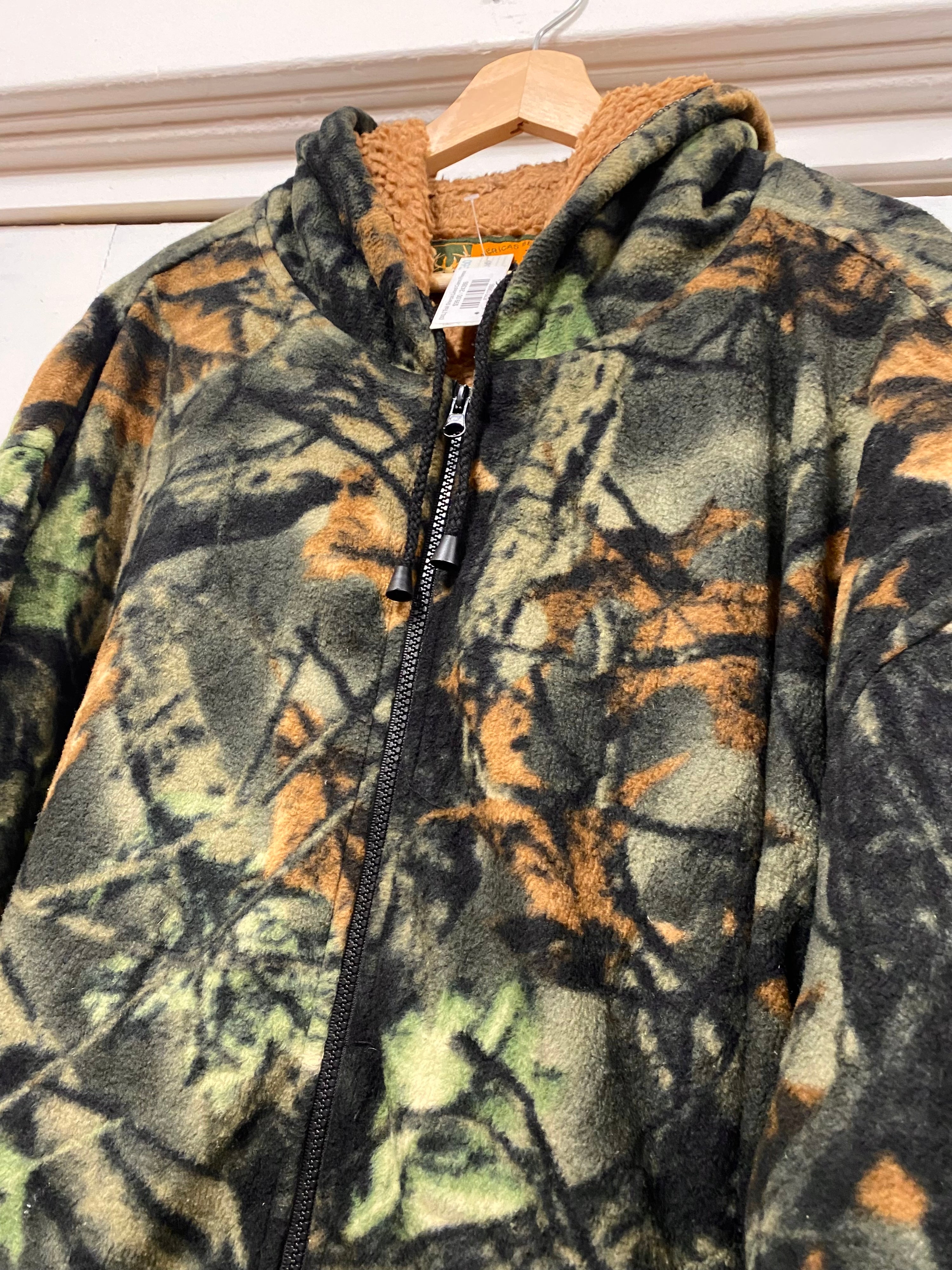 [3XL] Trail Sherpa Lined Camo Fleece