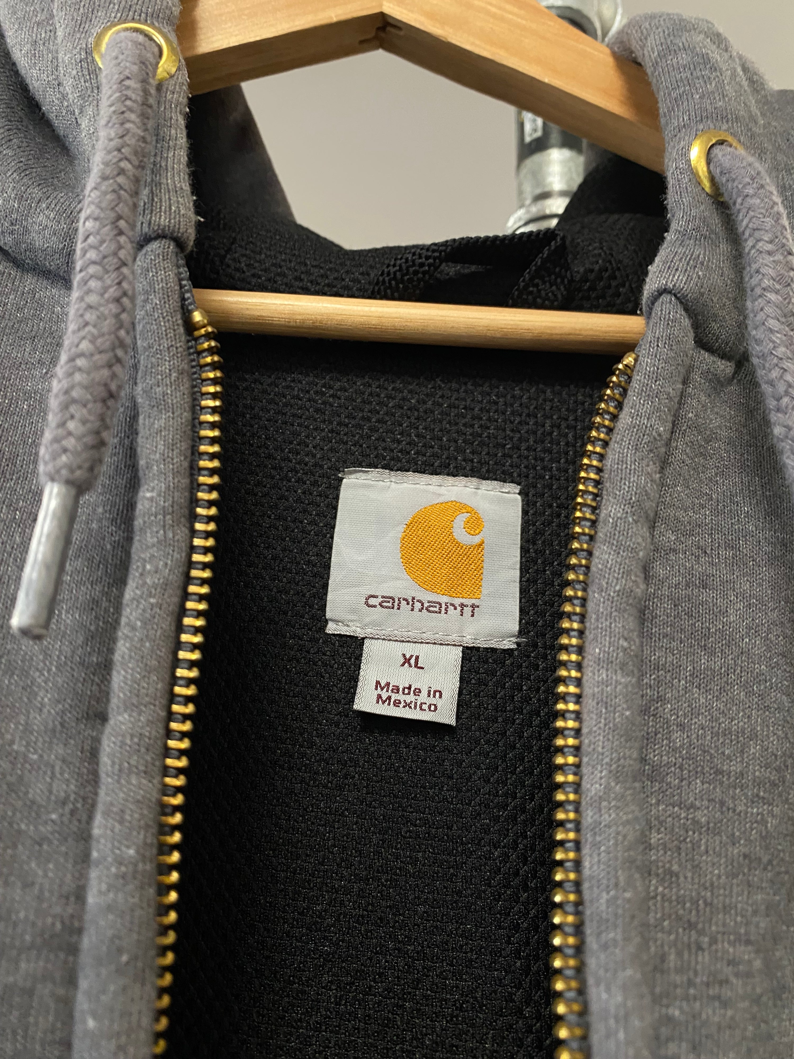 [XL] Carhartt 'PresPro.Com' Heavy Zip Up Hoodie