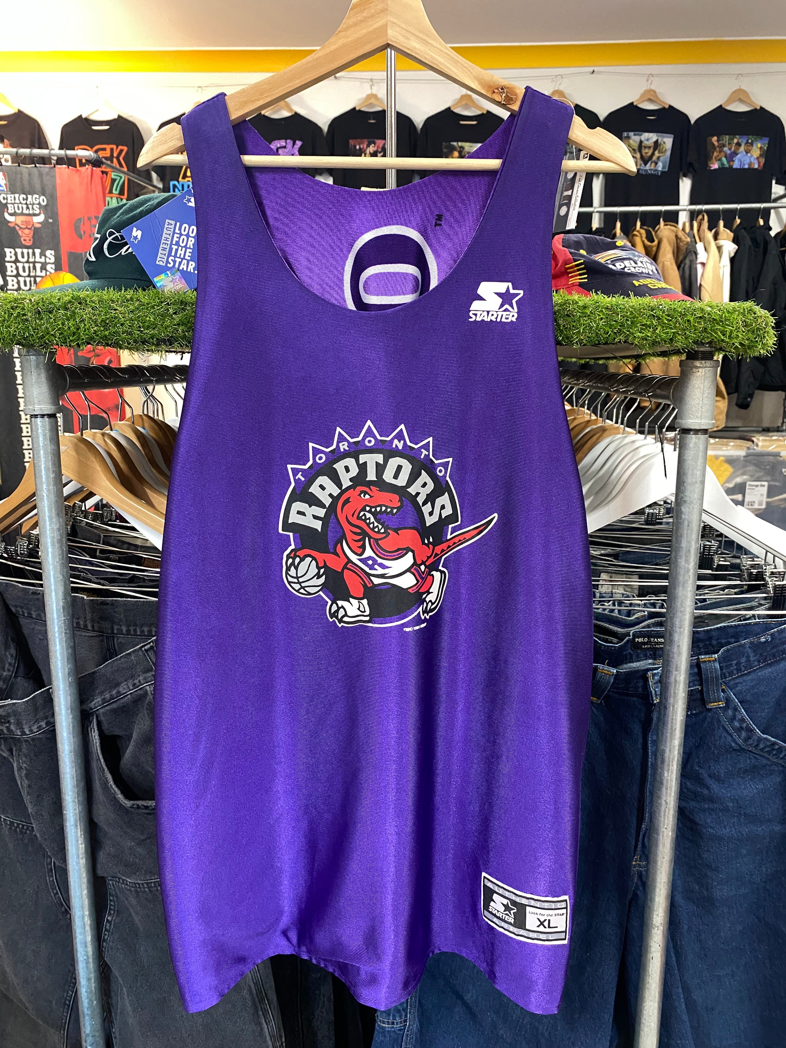 [XL] Vintage Toronto Raptors x Starter Reversable Jersey