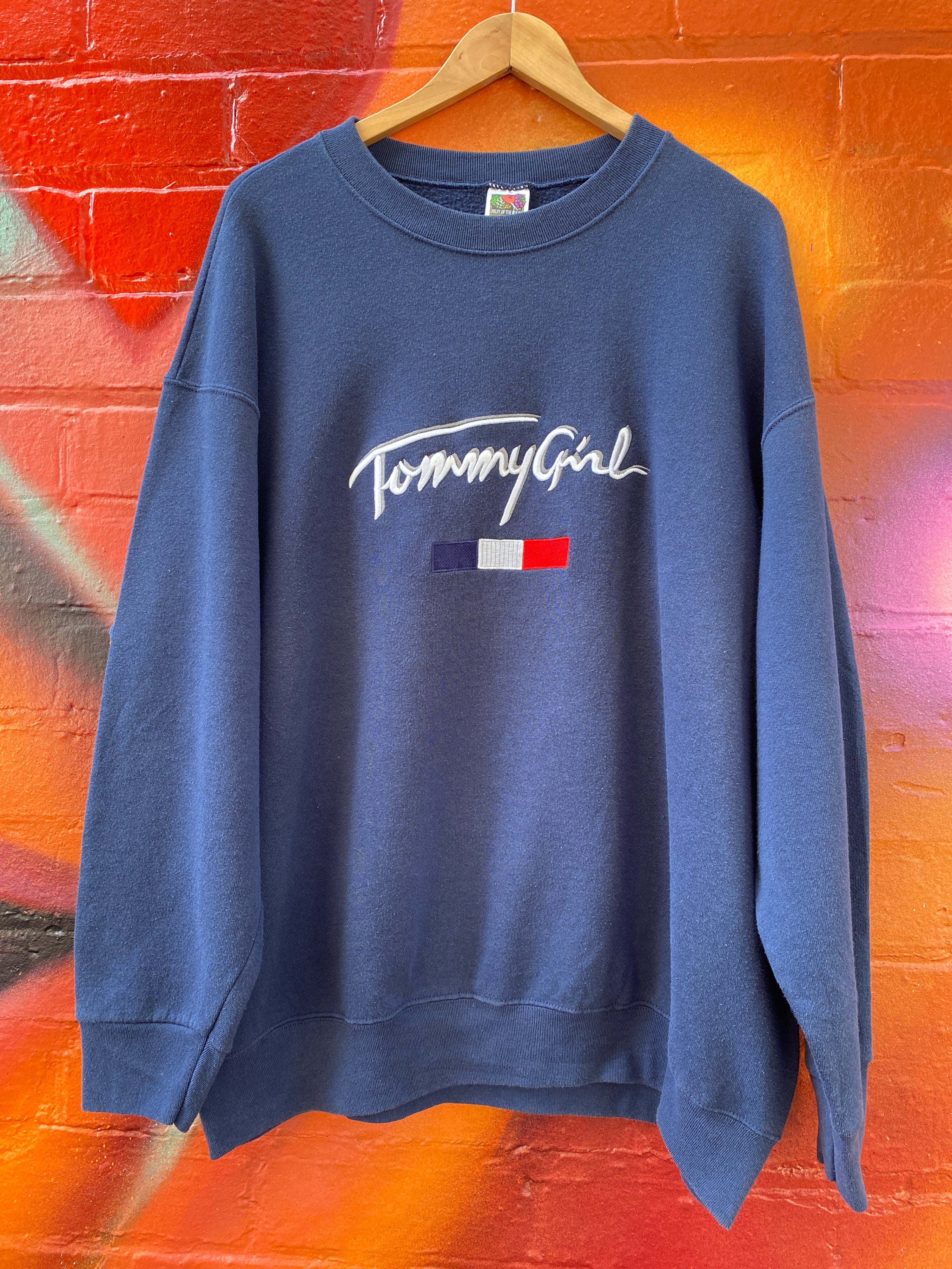 2XL - Tommy Girl Blue Jumper