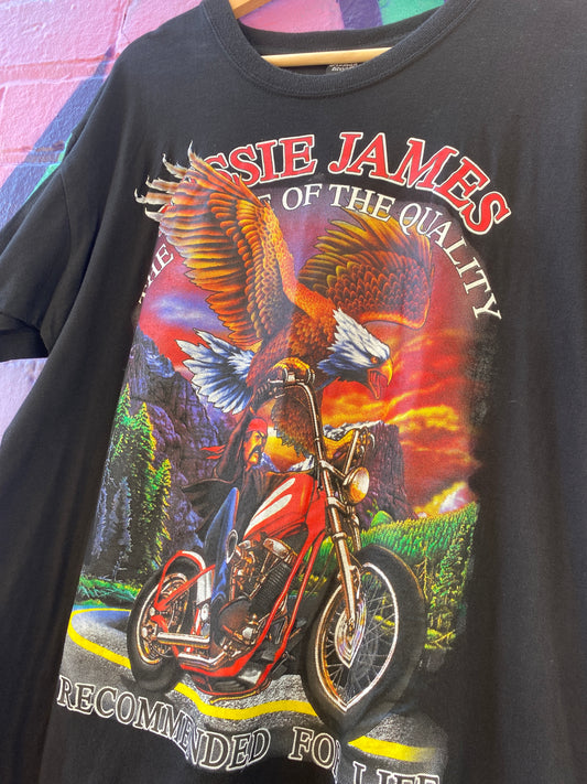 L - Jesse James Recommended For Life Bike Tee