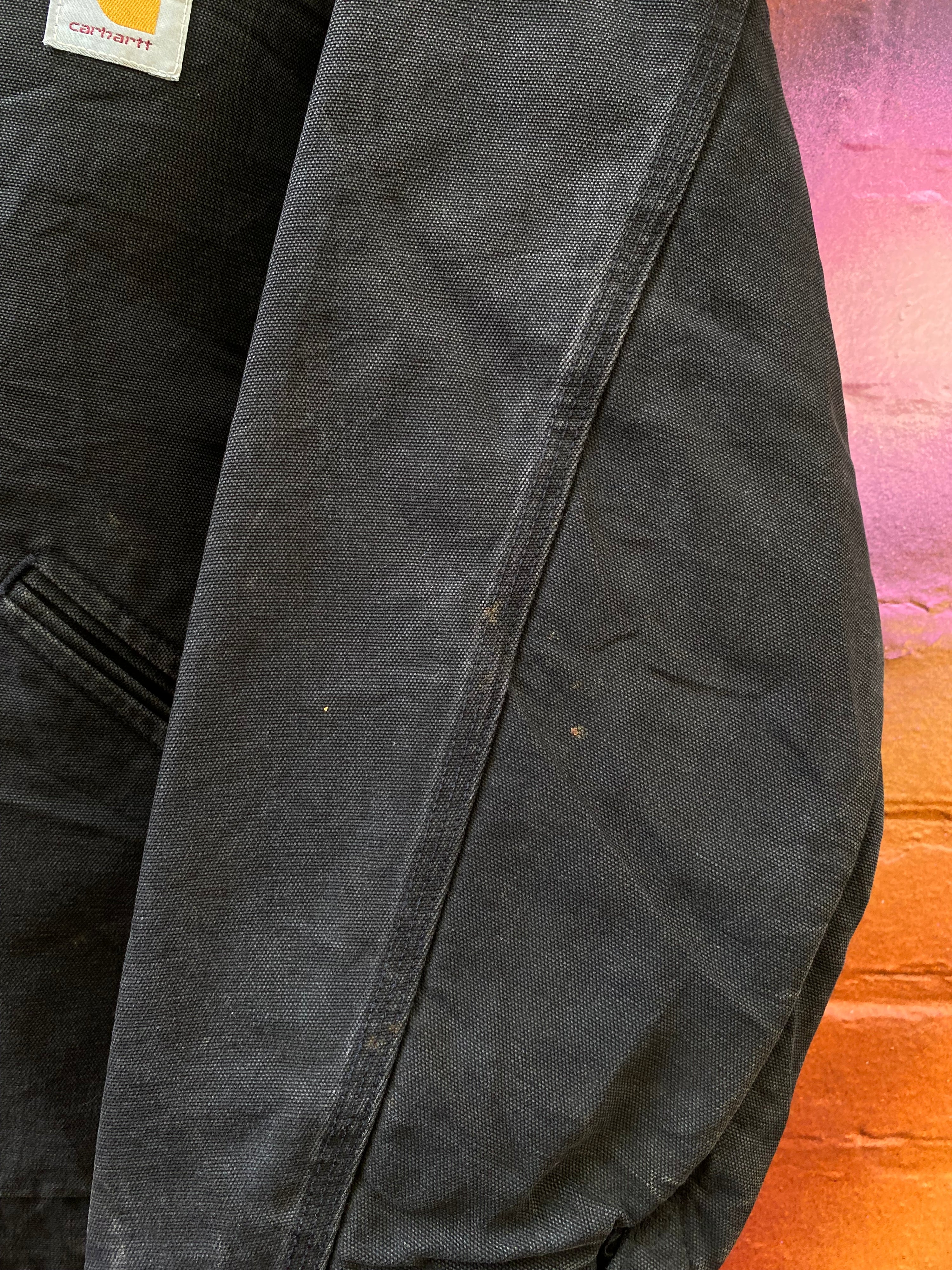 [L] Carhartt Tall Black Detroit Jacket