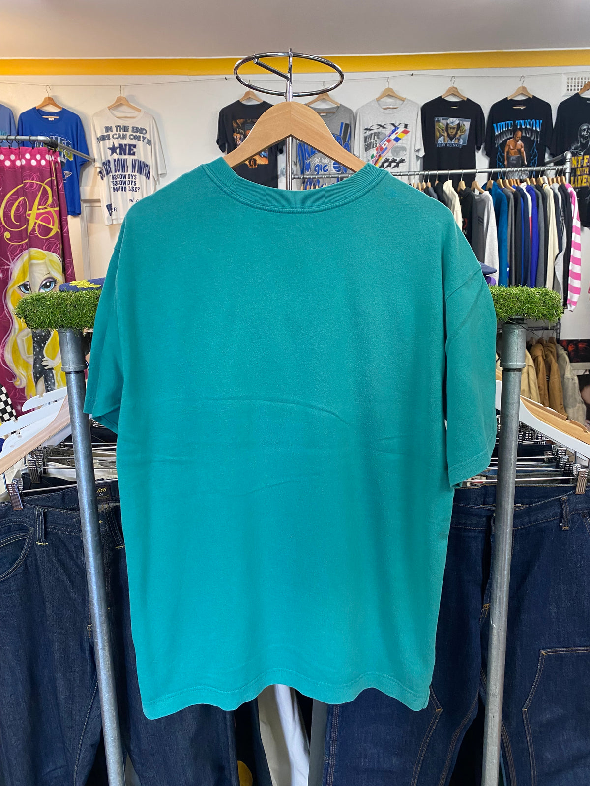 [M/L] Nautica Big N Logo Teal Tee