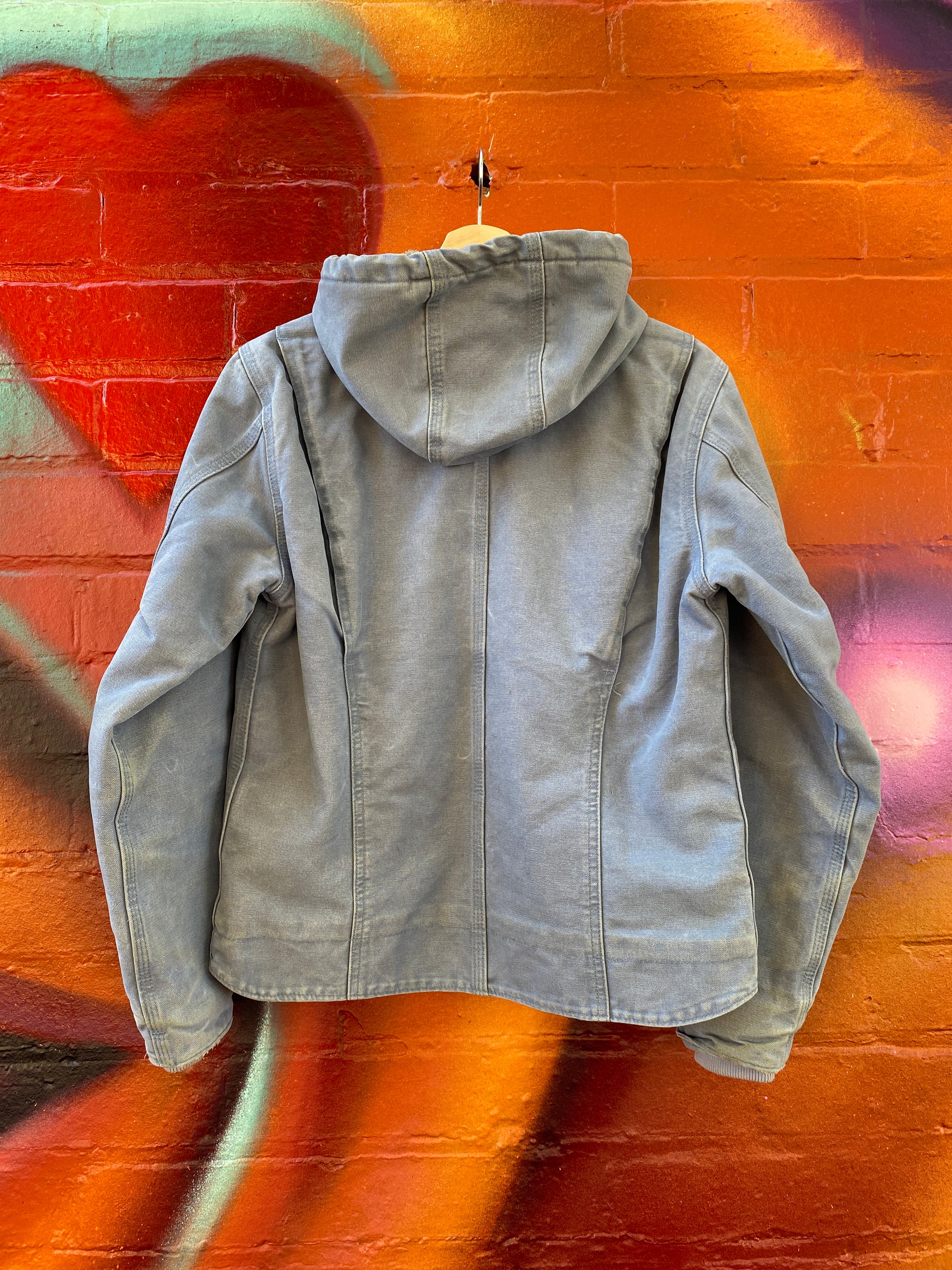 XS - Carhartt Baby Blue Womens Hooded Jacket