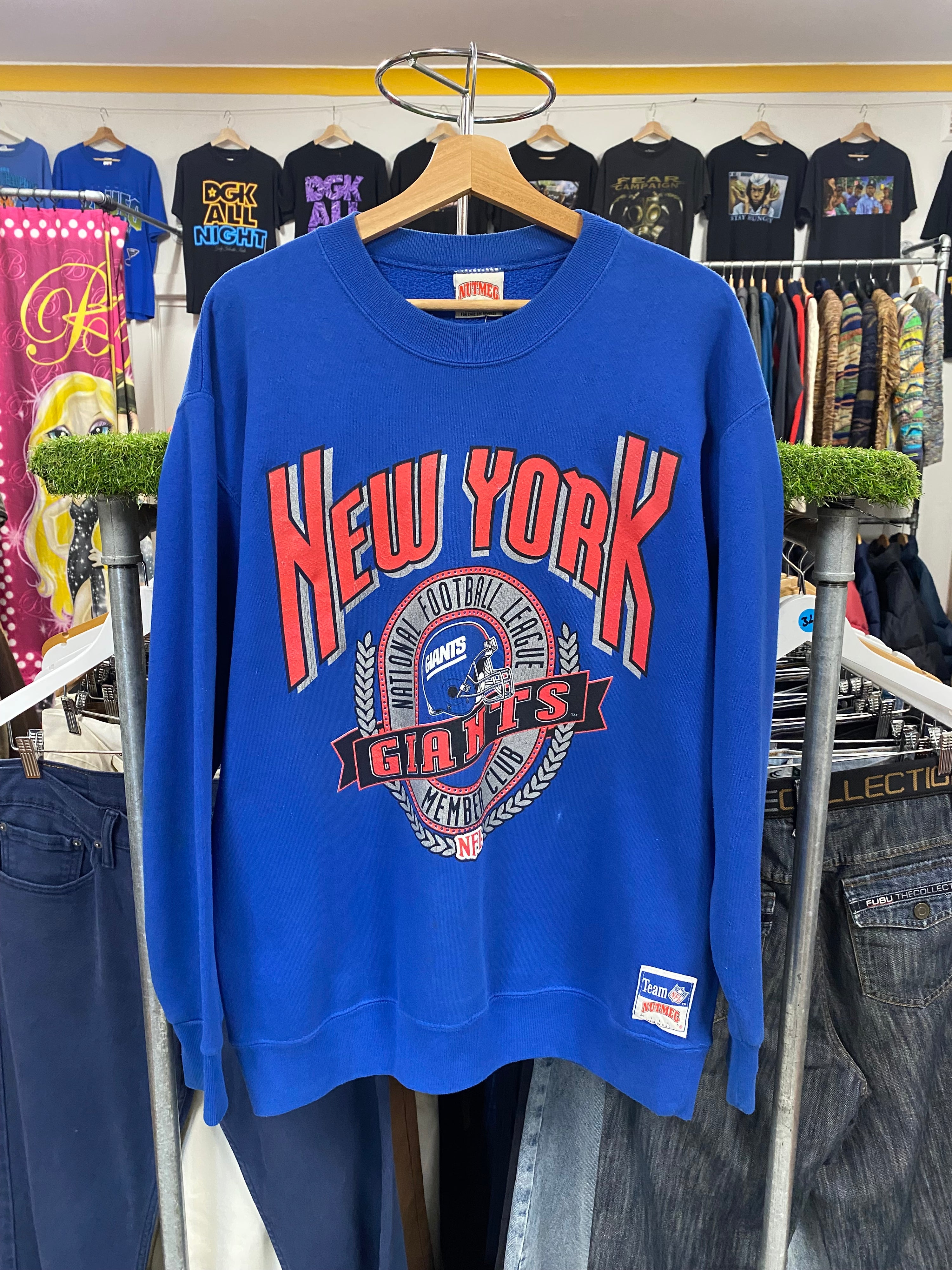 [L] New York Giants Blue Jumper NFL Member Club