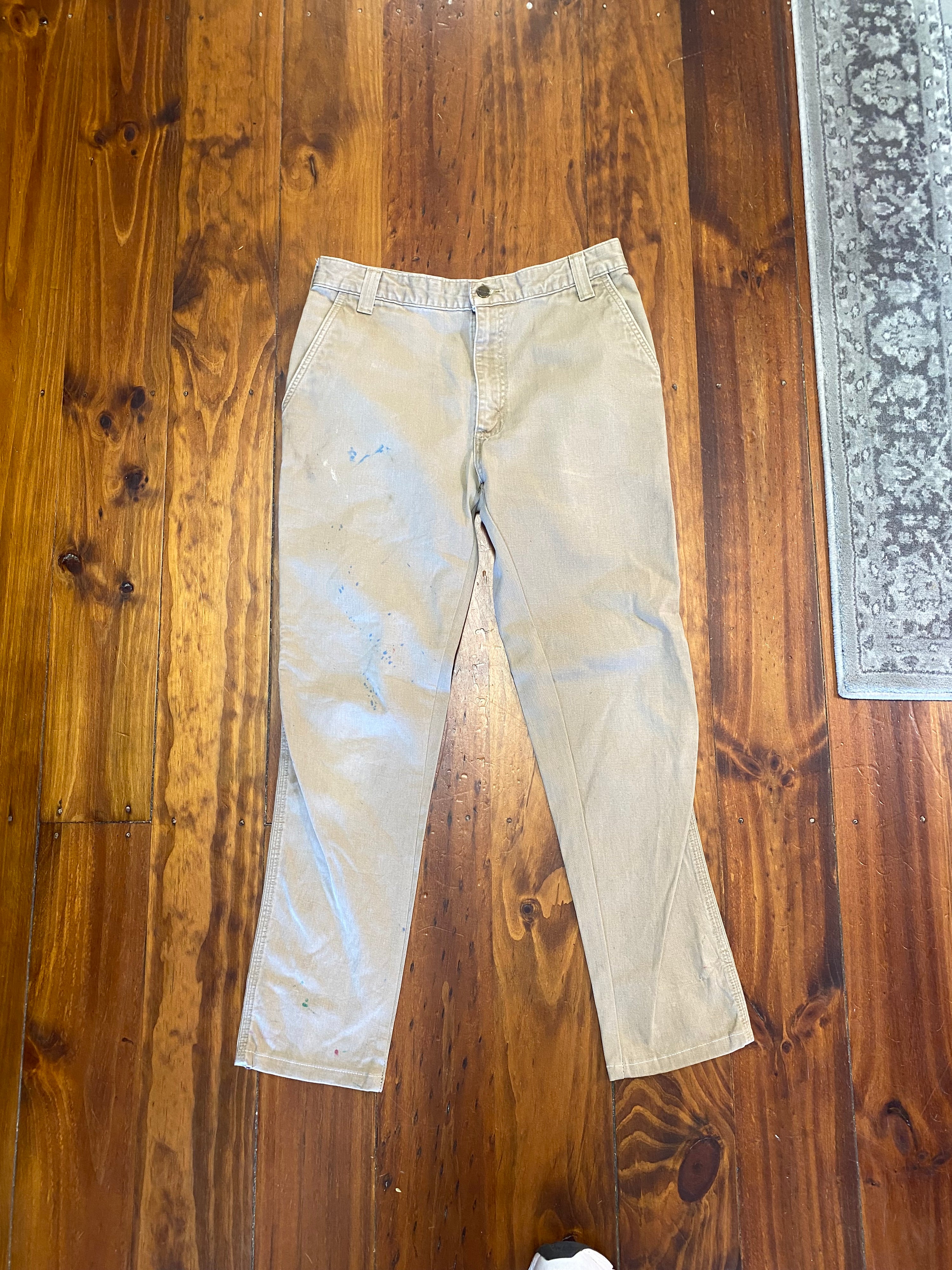 [33] Carhartt Work Pants Light Brown 33x32