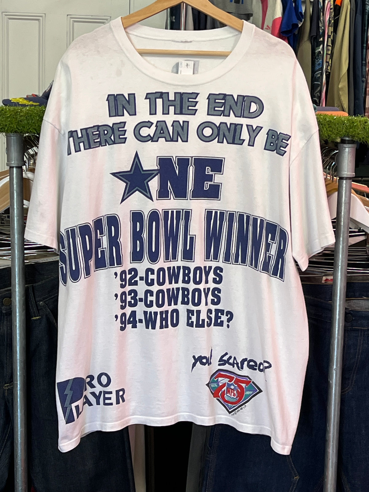 [XL] 1994 Dallas Cowboys: There Can Only Be One Tshirt
