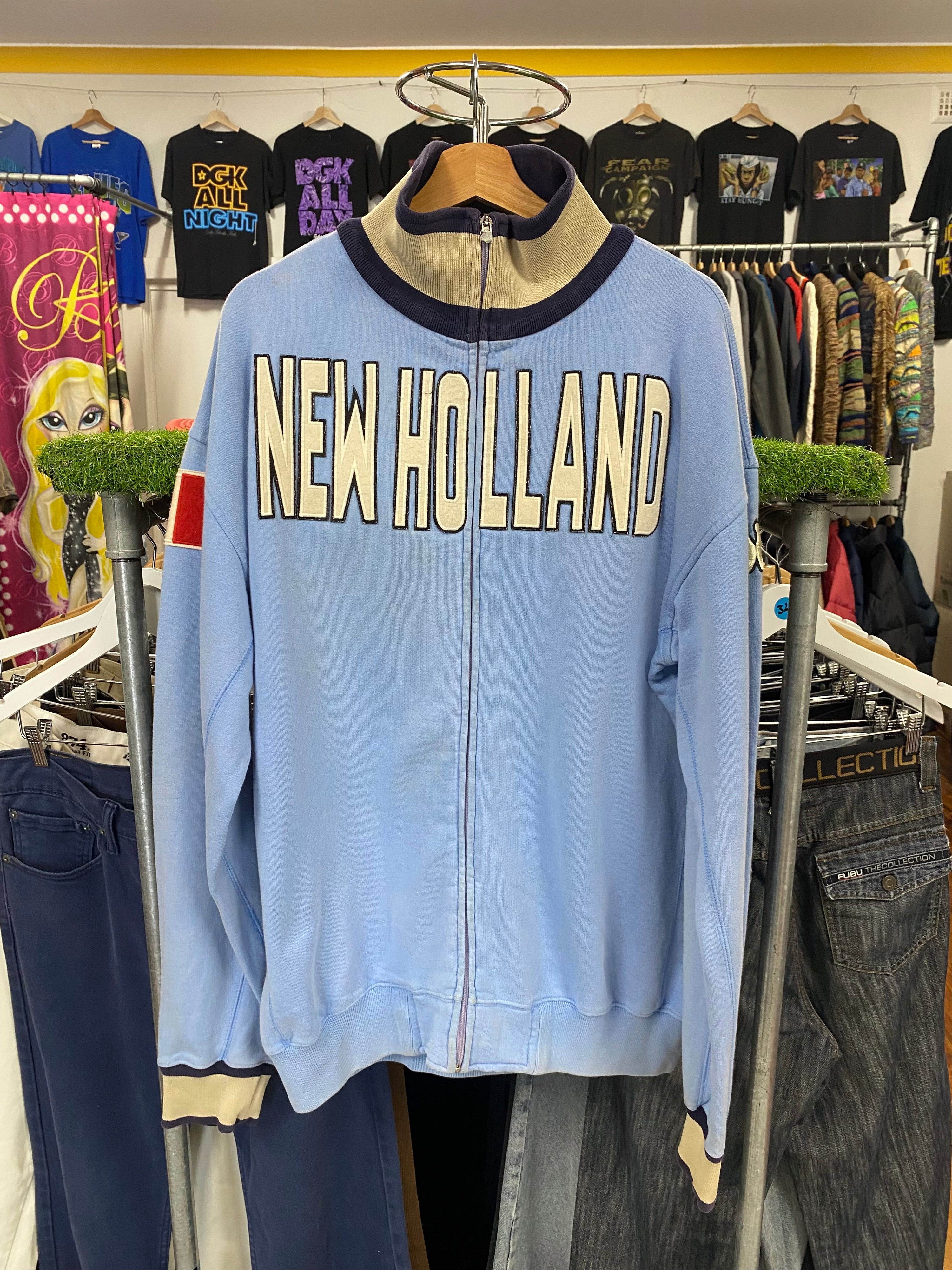 [2XL] Kappa New Holland Zip-up Jumper